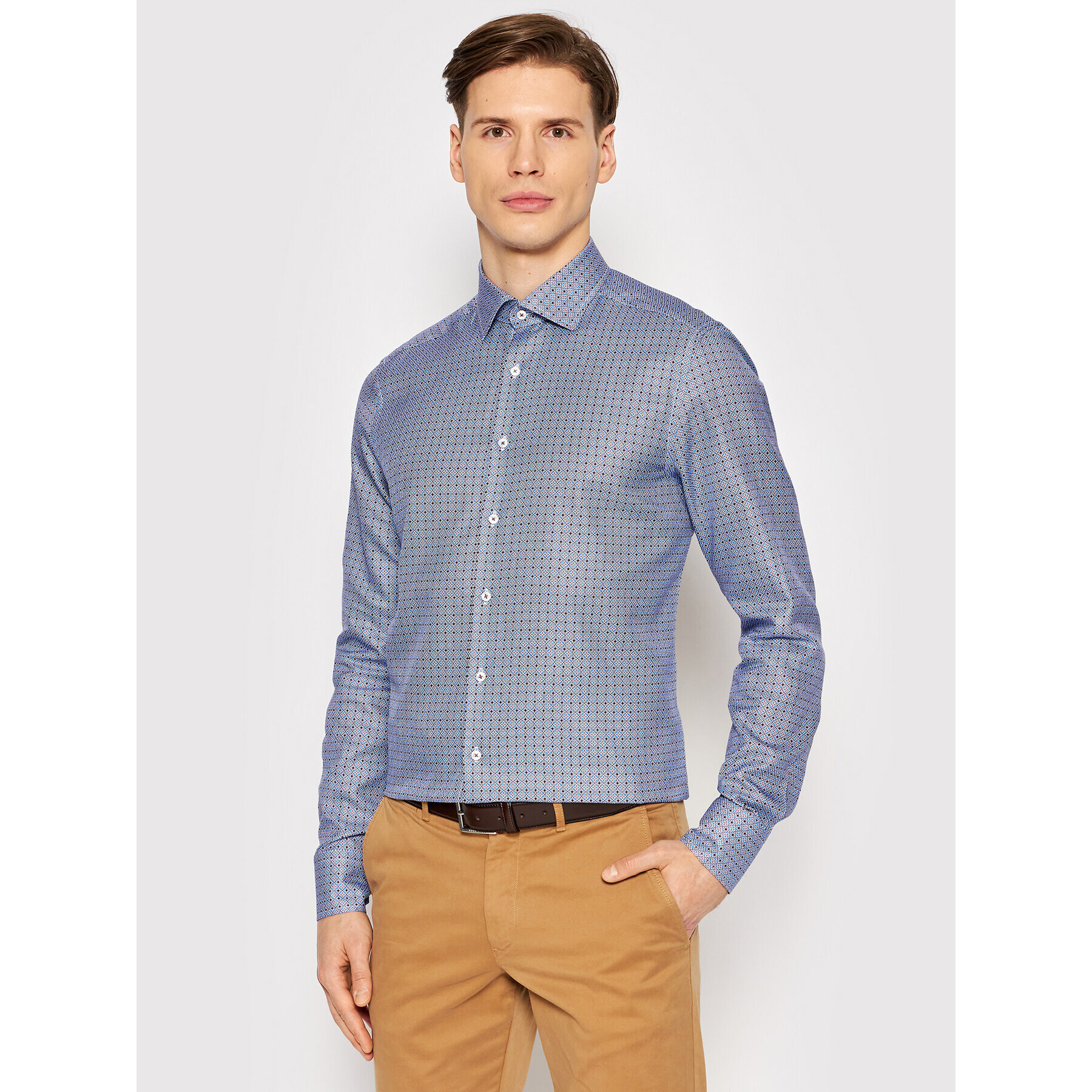 Stenströms Cămașă 712751 8334 Albastru Slim Fit - Pled.ro