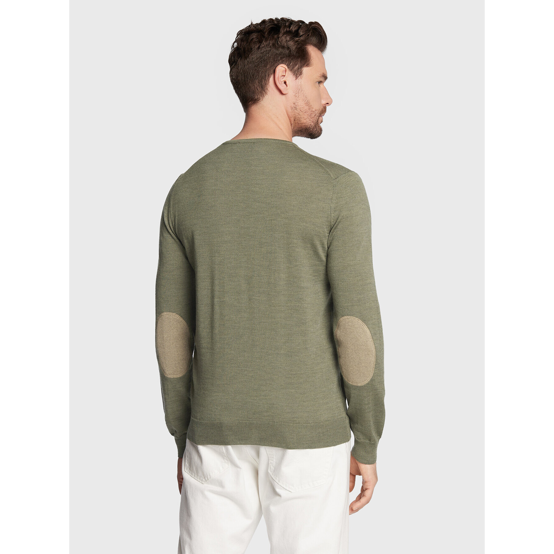 Stenströms Pulover 422380 1355 Verde Regular Fit - Pled.ro