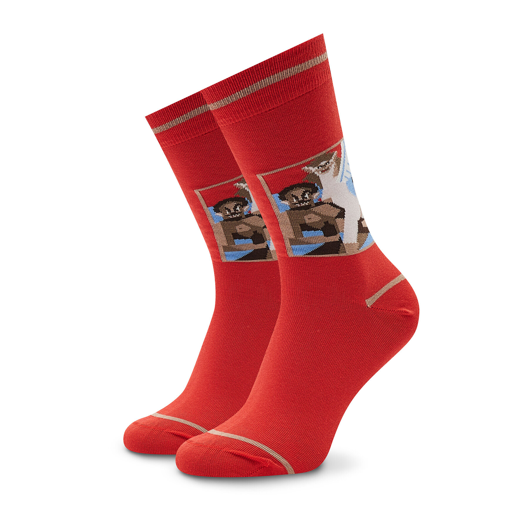 Stereo Socks Șosete Înalte Unisex Wet Nightmare Roșu - Pled.ro