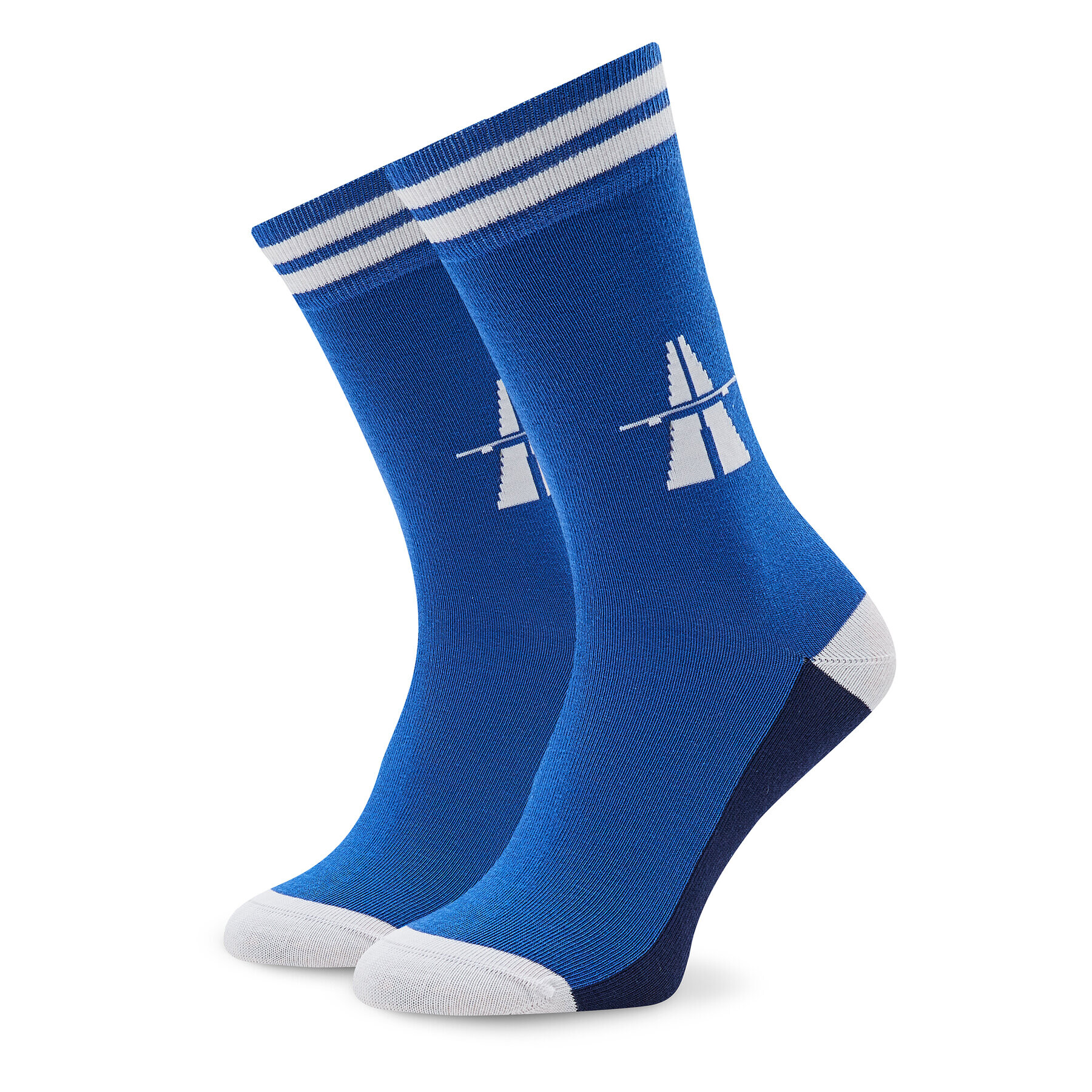 Stereo Socks Șosete Înalte Unisex Zhe Highway Albastru - Pled.ro