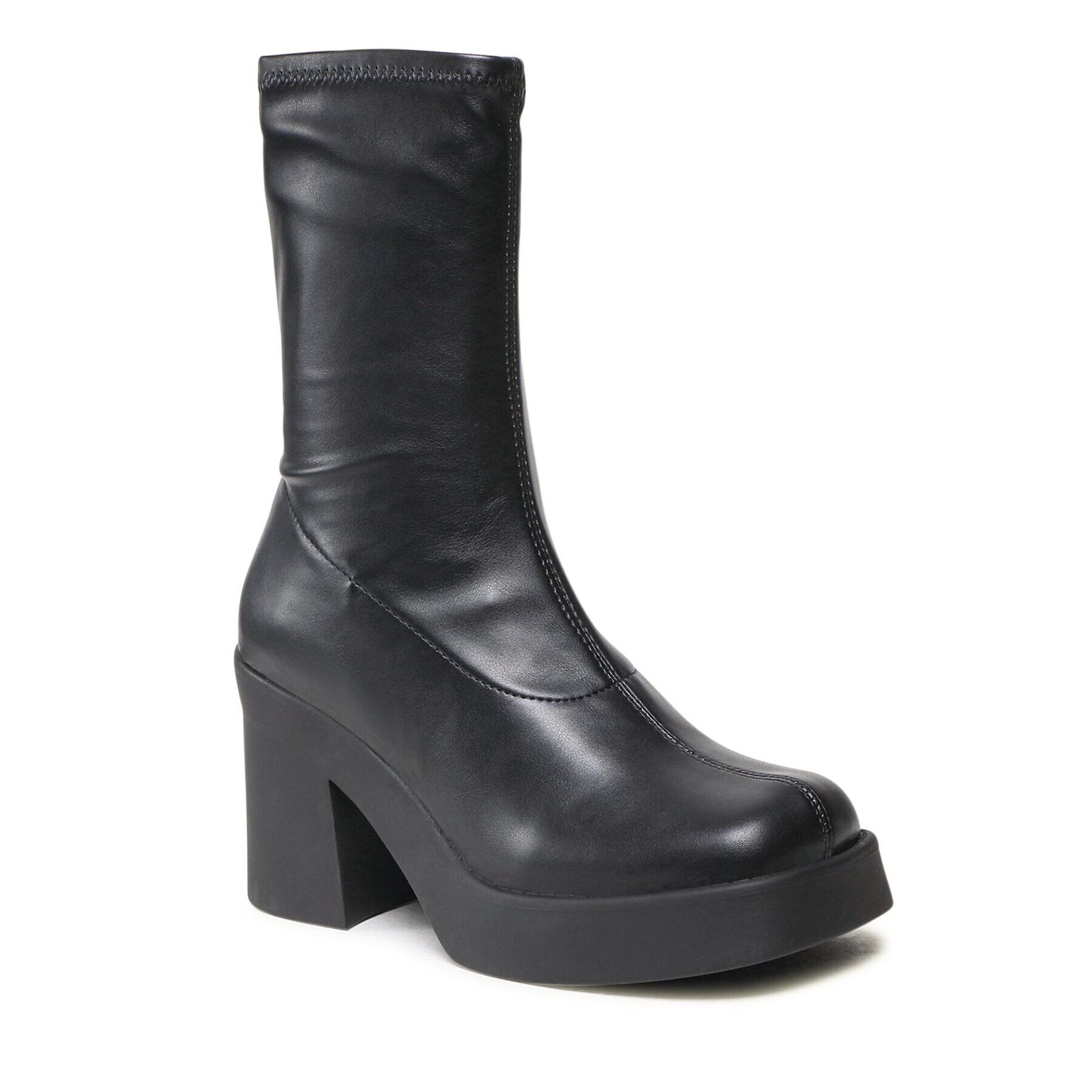 Steve Madden Botine Overcast SM19000009-02002-001 Negru - Pled.ro