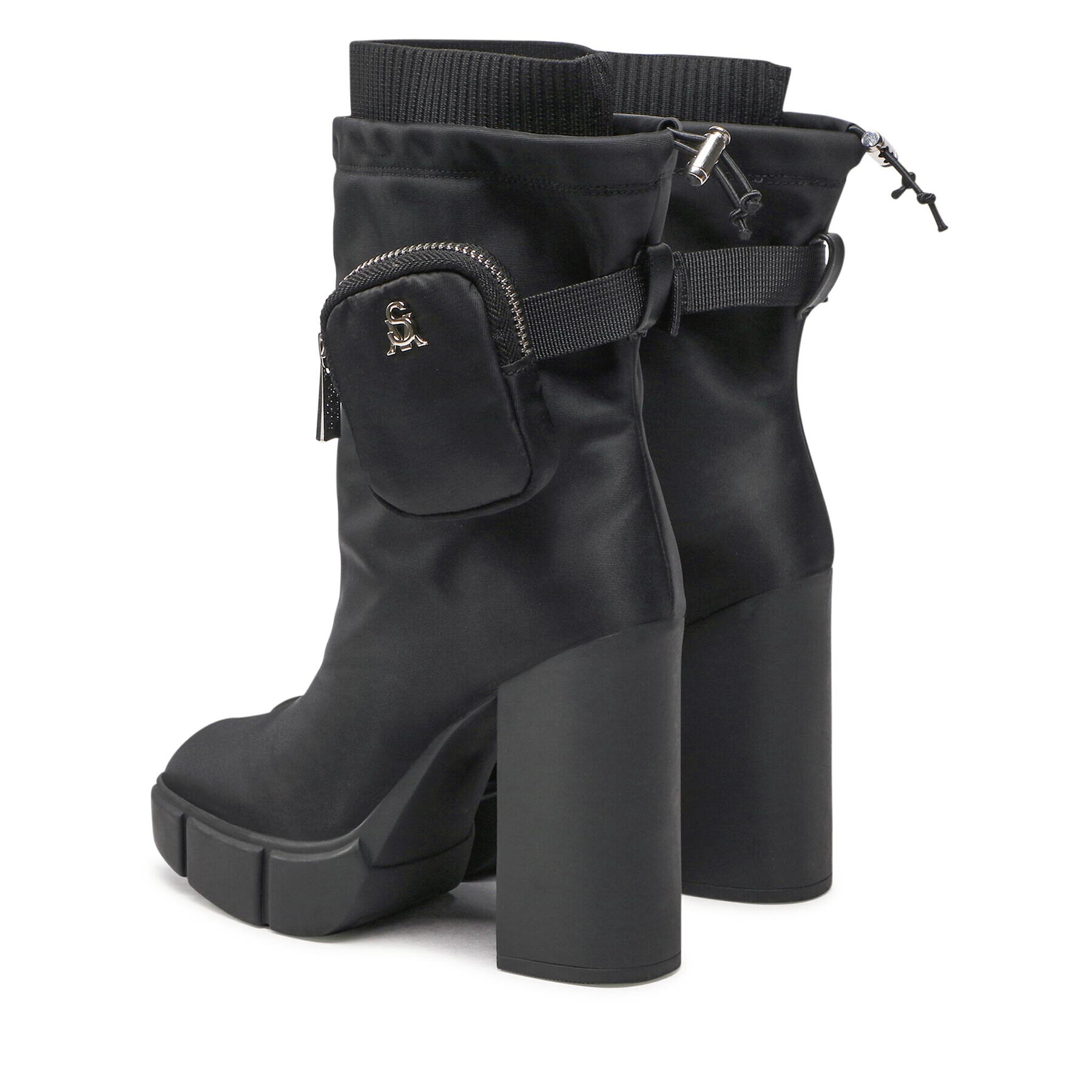 Steve Madden Botine Riseup SM11001302-04004-001 Negru - Pled.ro