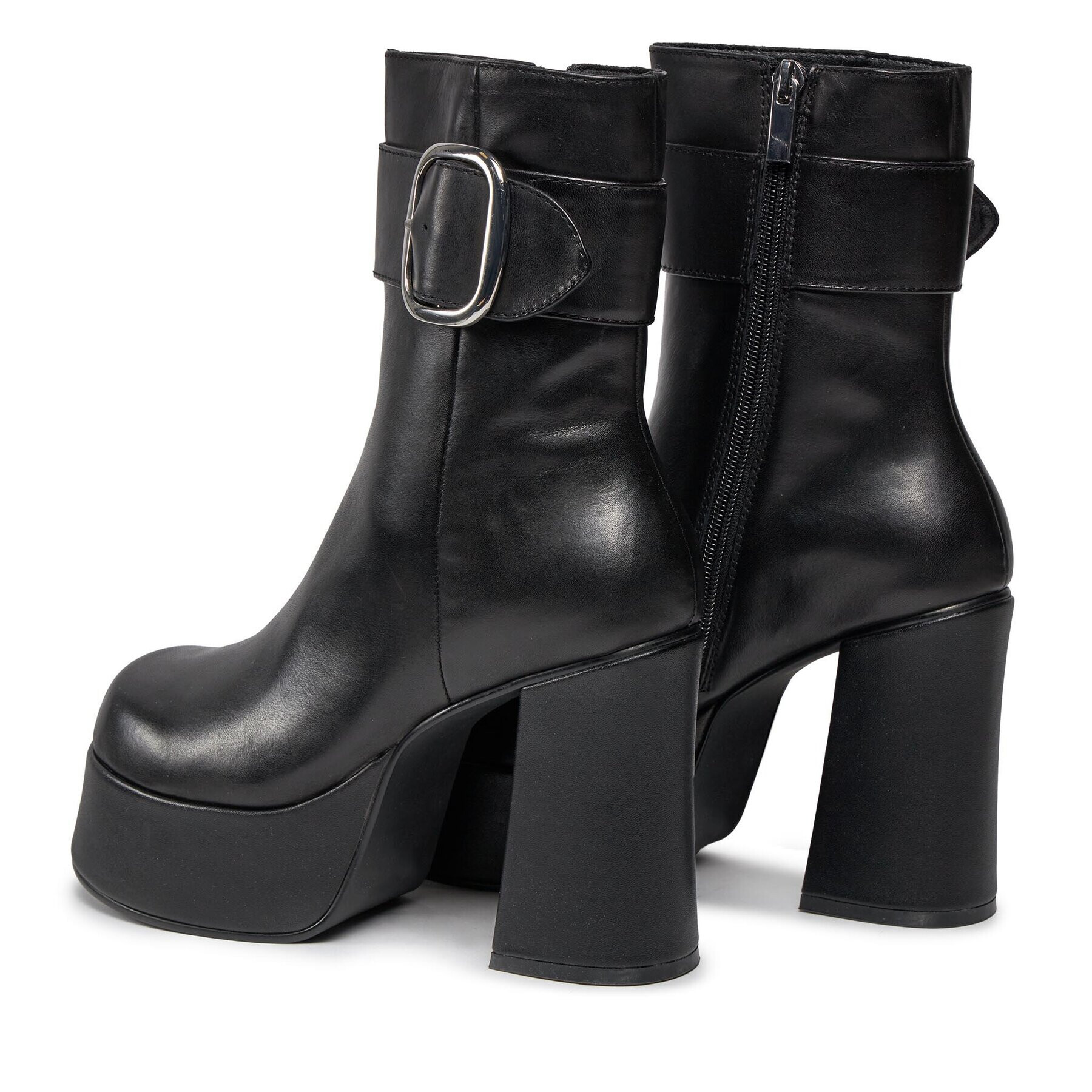 Steve Madden Botine Siren Bootie SM11002628 SM11002628-017 Negru - Pled.ro