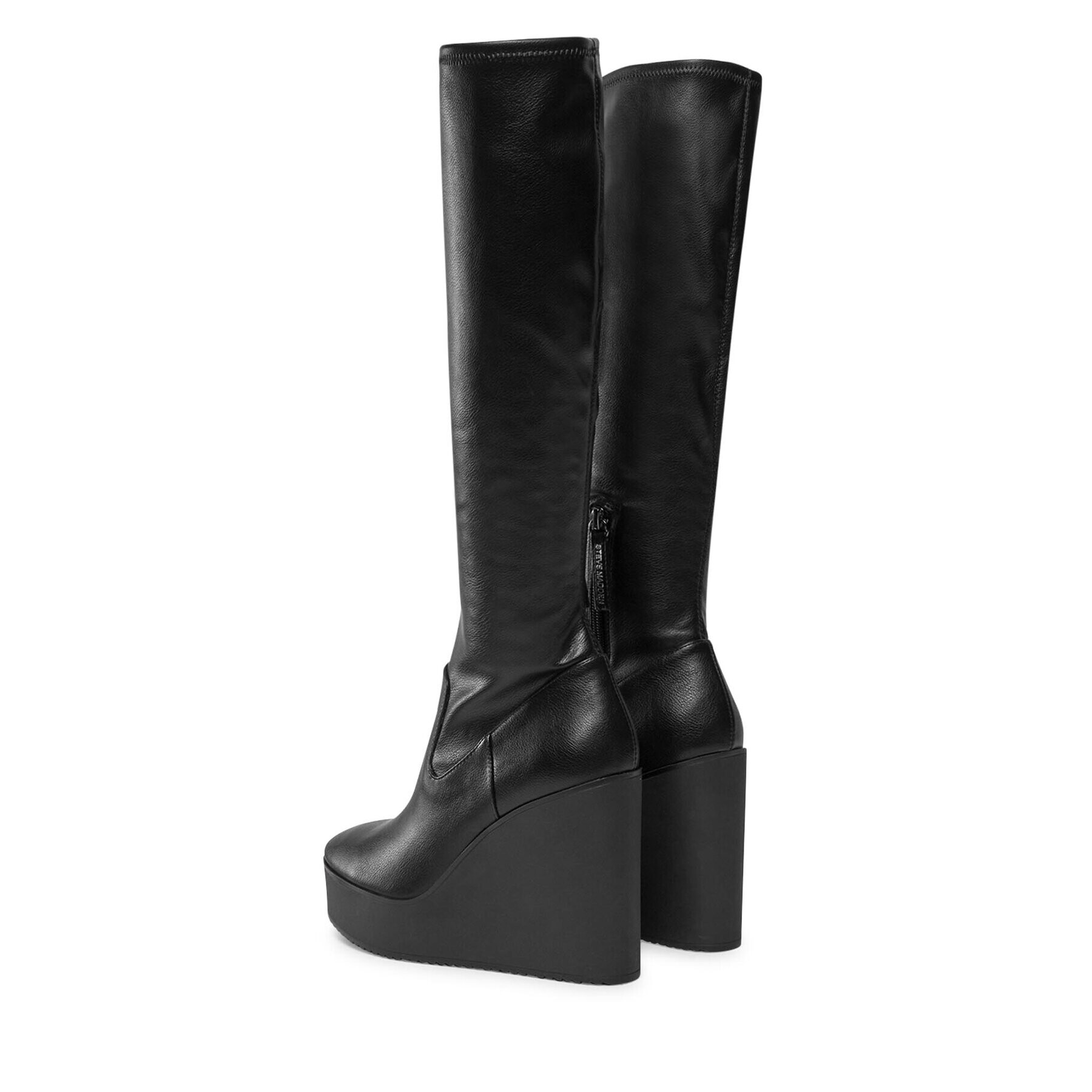 Steve Madden Cizme Justly Boot SM11002157 SM11002157-001 Negru - Pled.ro