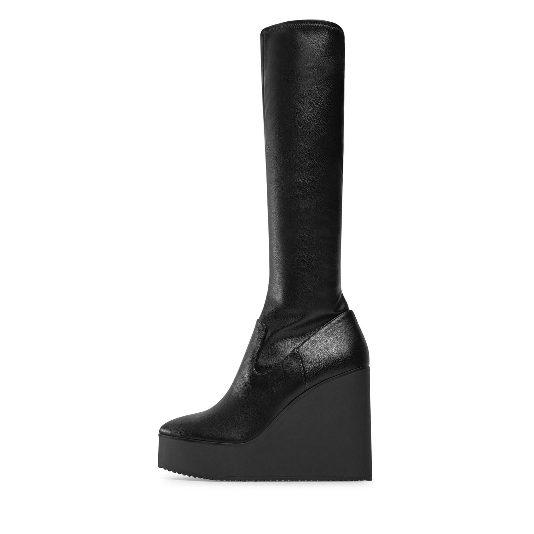 Steve Madden Cizme Justly Boot SM11002157 SM11002157-001 Negru - Pled.ro