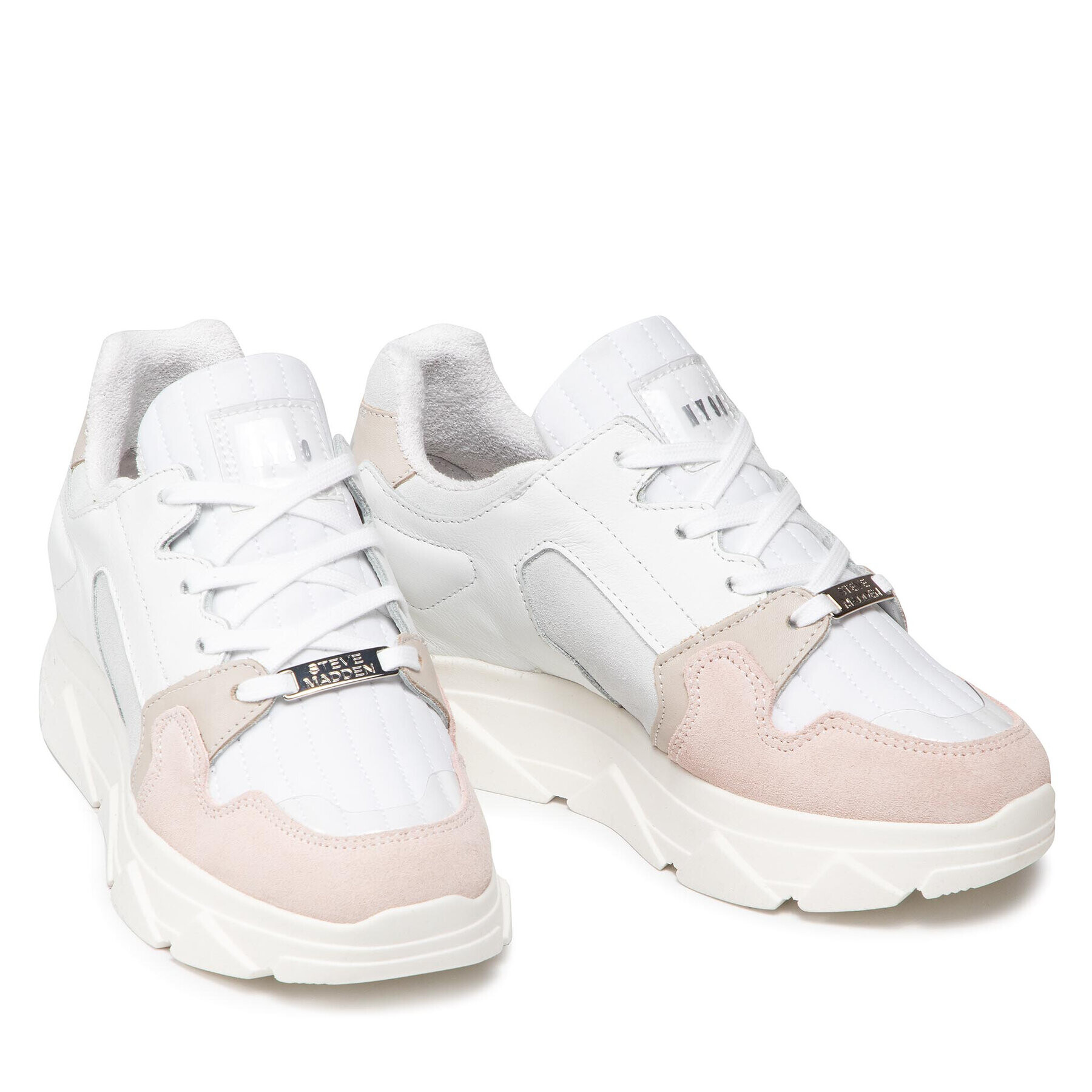 Steve Madden Sneakers Poppy SM11001665-03006 Alb - Pled.ro