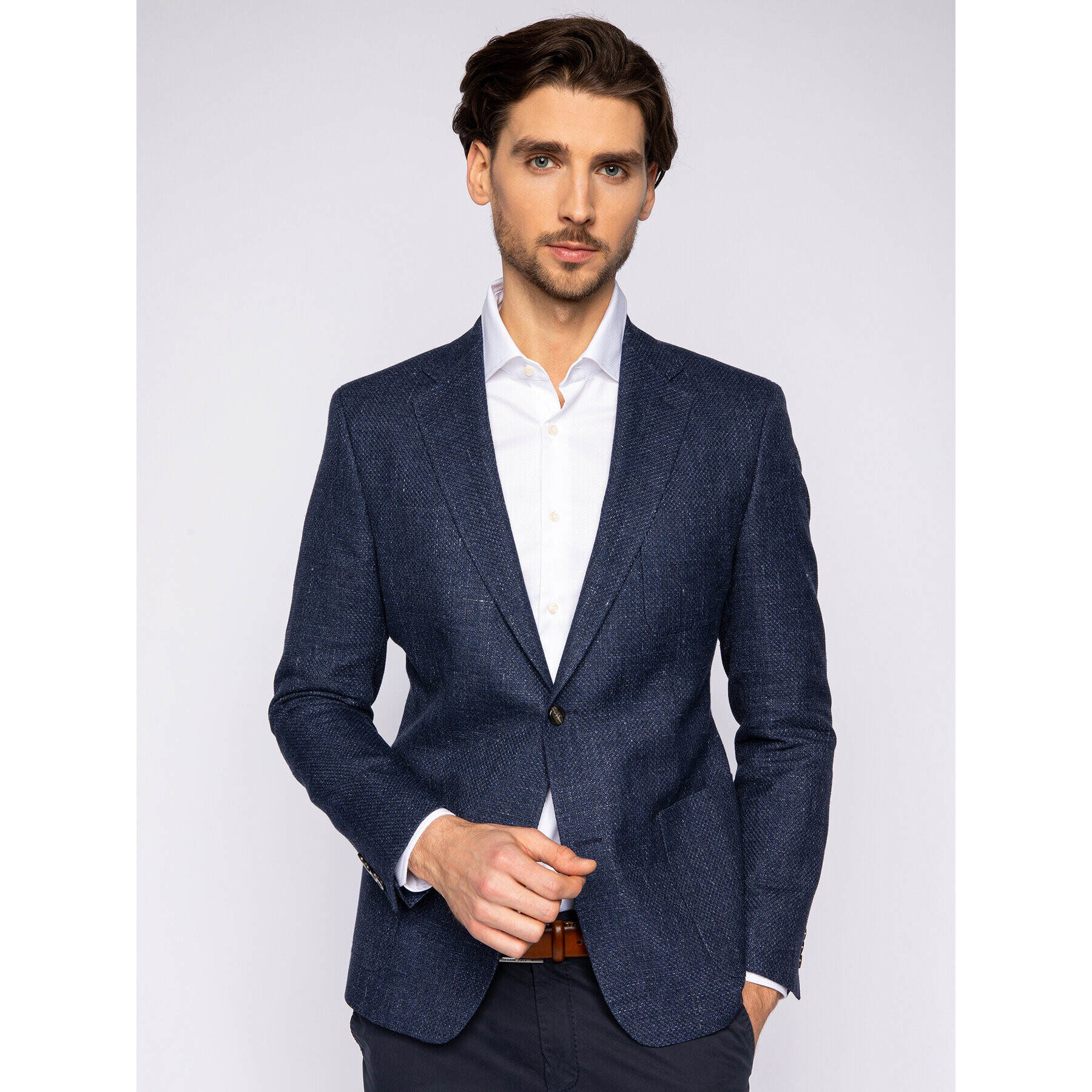 Strellson Sacou Acker 30019195 Bleumarin Slim Fit - Pled.ro