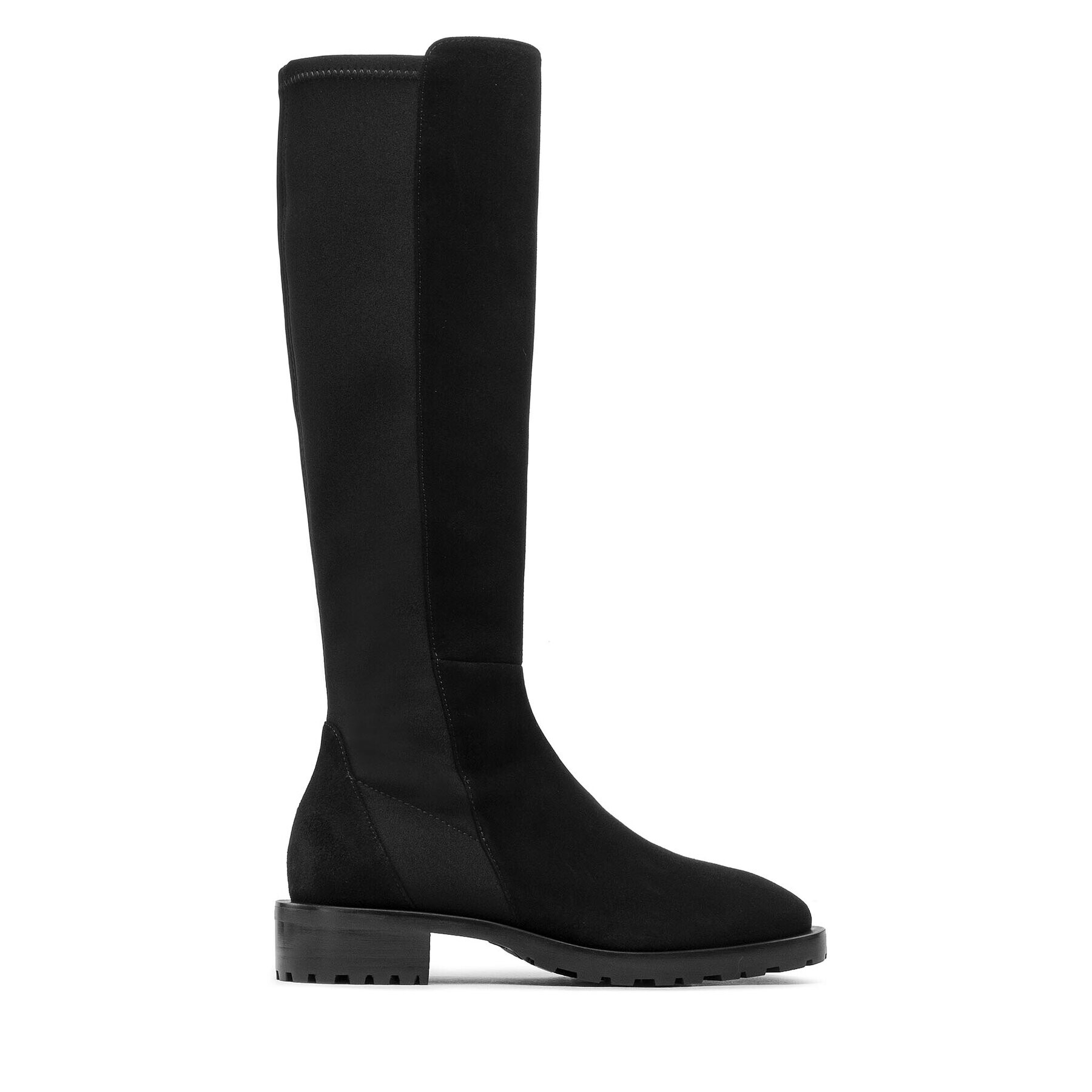 Stuart Weitzman Cizme Knee-Hi Lug Boo SC719 Negru - Pled.ro