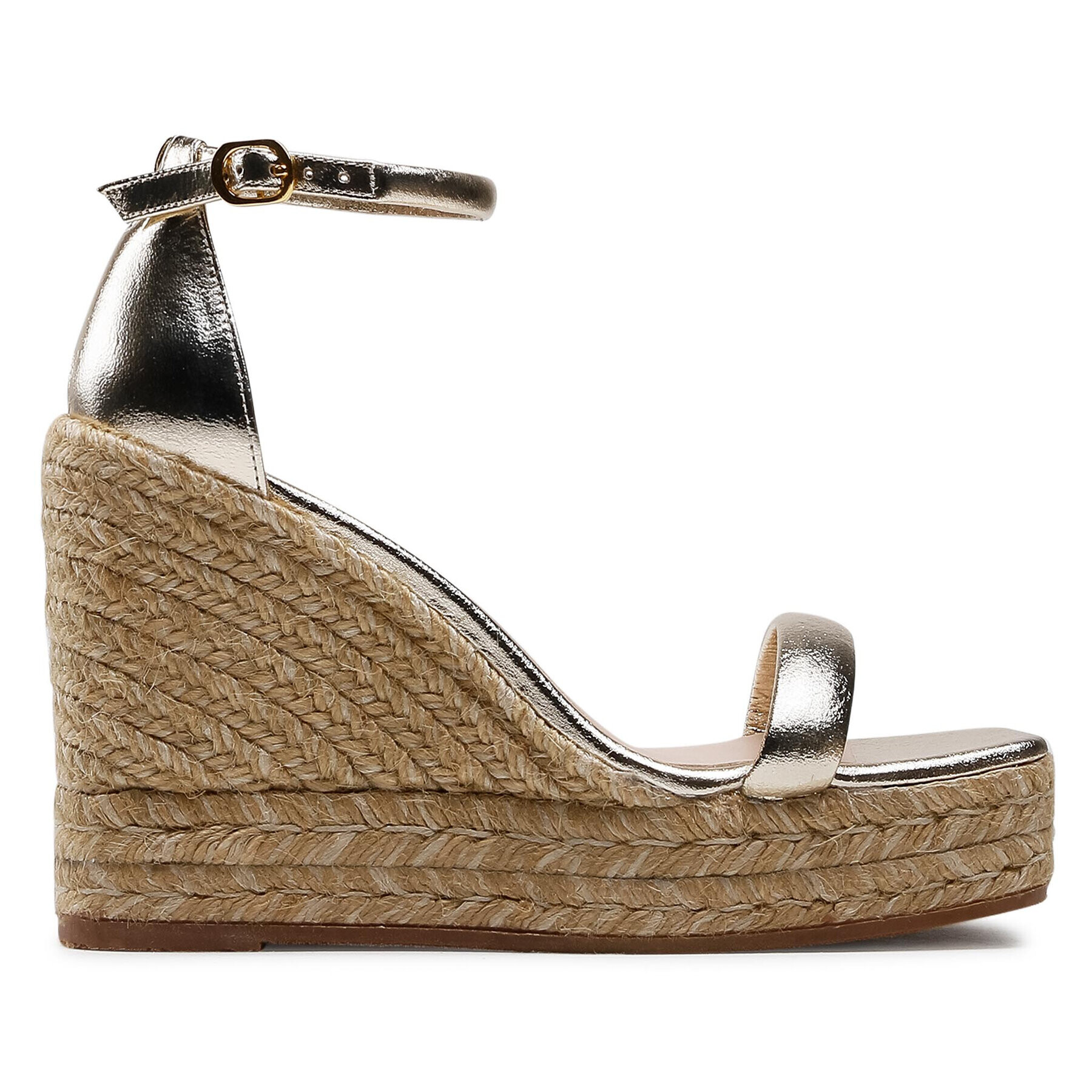 Stuart Weitzman Espadrile Nudist S0997 Auriu - Pled.ro