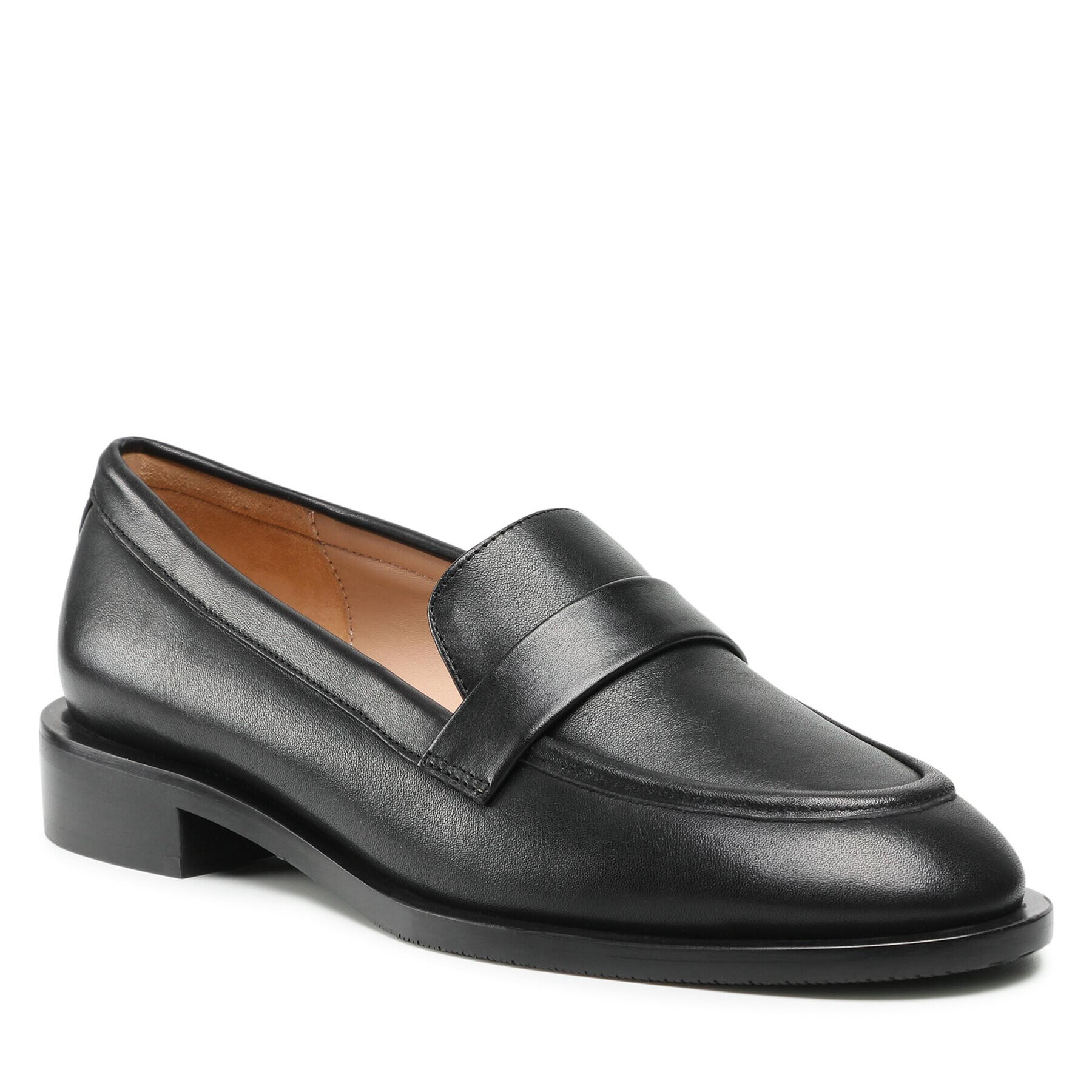 Stuart Weitzman Lords Palmer Sleek Loafer S5987 Negru - Pled.ro