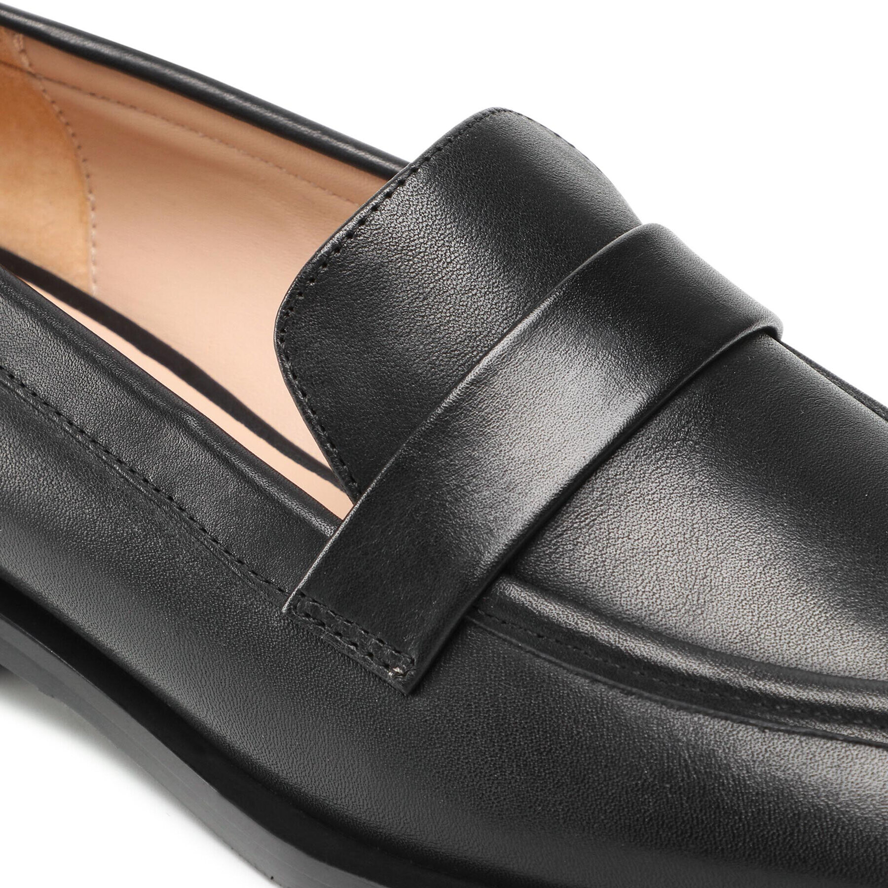 Stuart Weitzman Lords Palmer Sleek Loafer S5987 Negru - Pled.ro