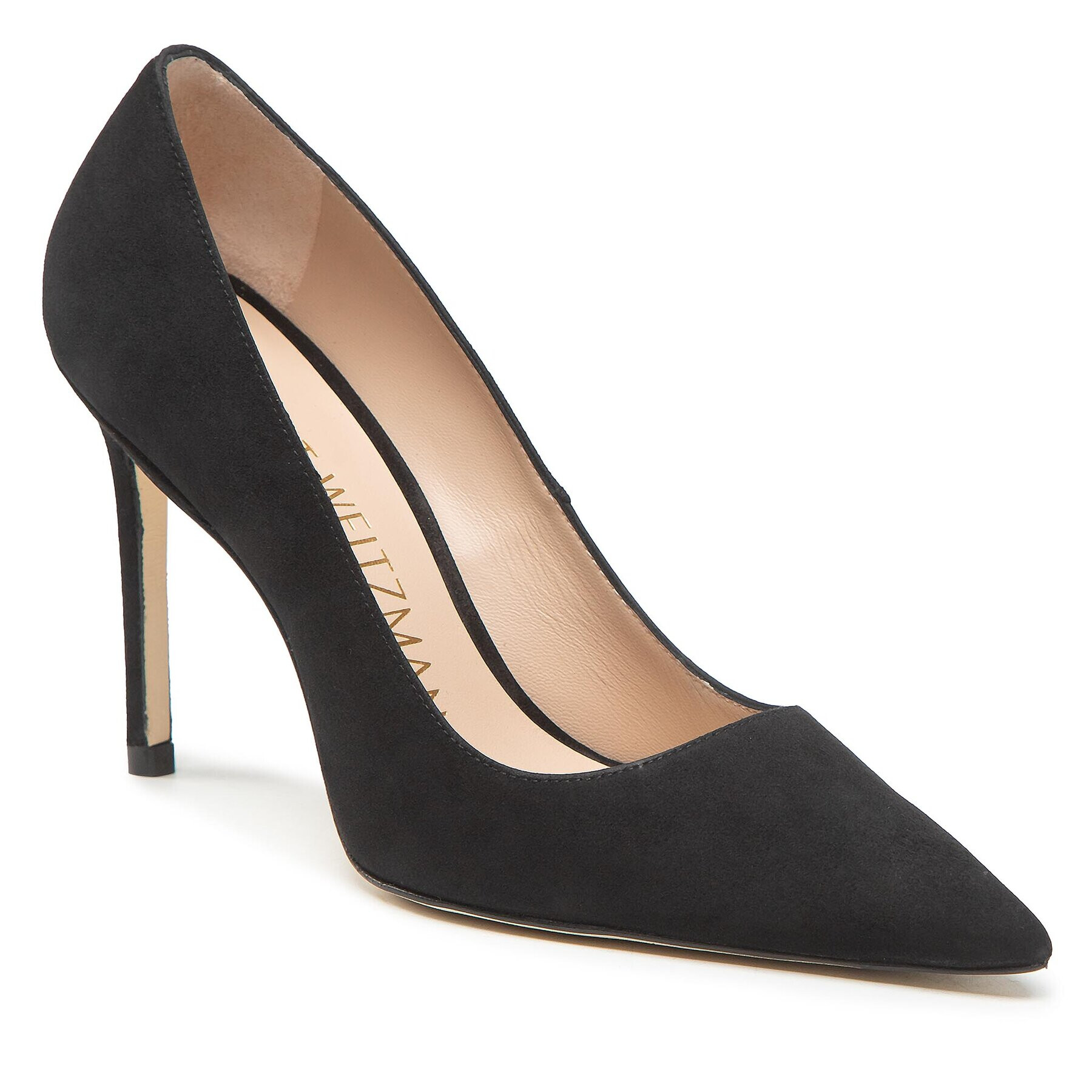 Stuart Weitzman Pantofi cu toc subțire Stuart 100 Pump SA585 Negru - Pled.ro