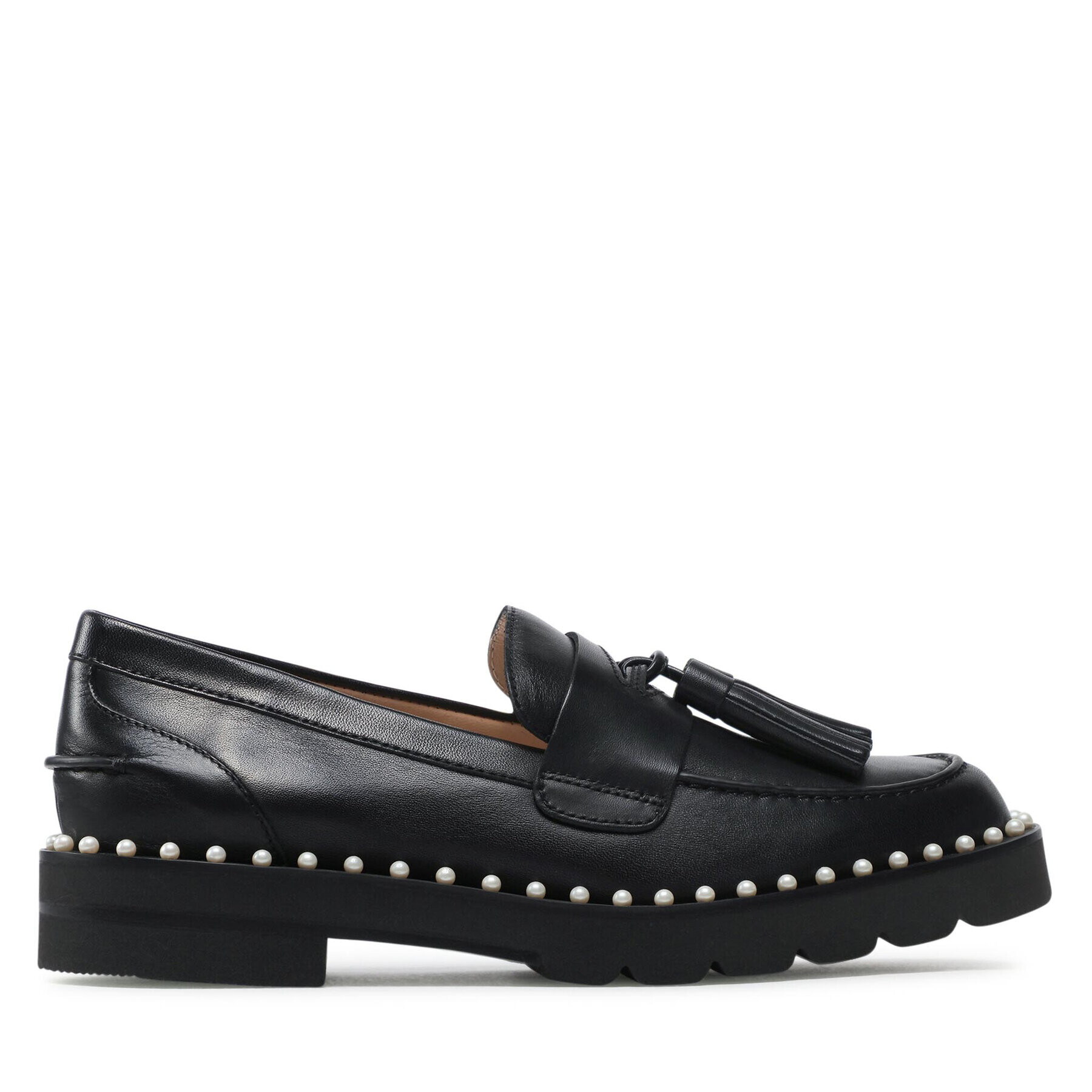 Stuart Weitzman Pantofi Mila Lift Pearl Loaf S5845 Negru - Pled.ro