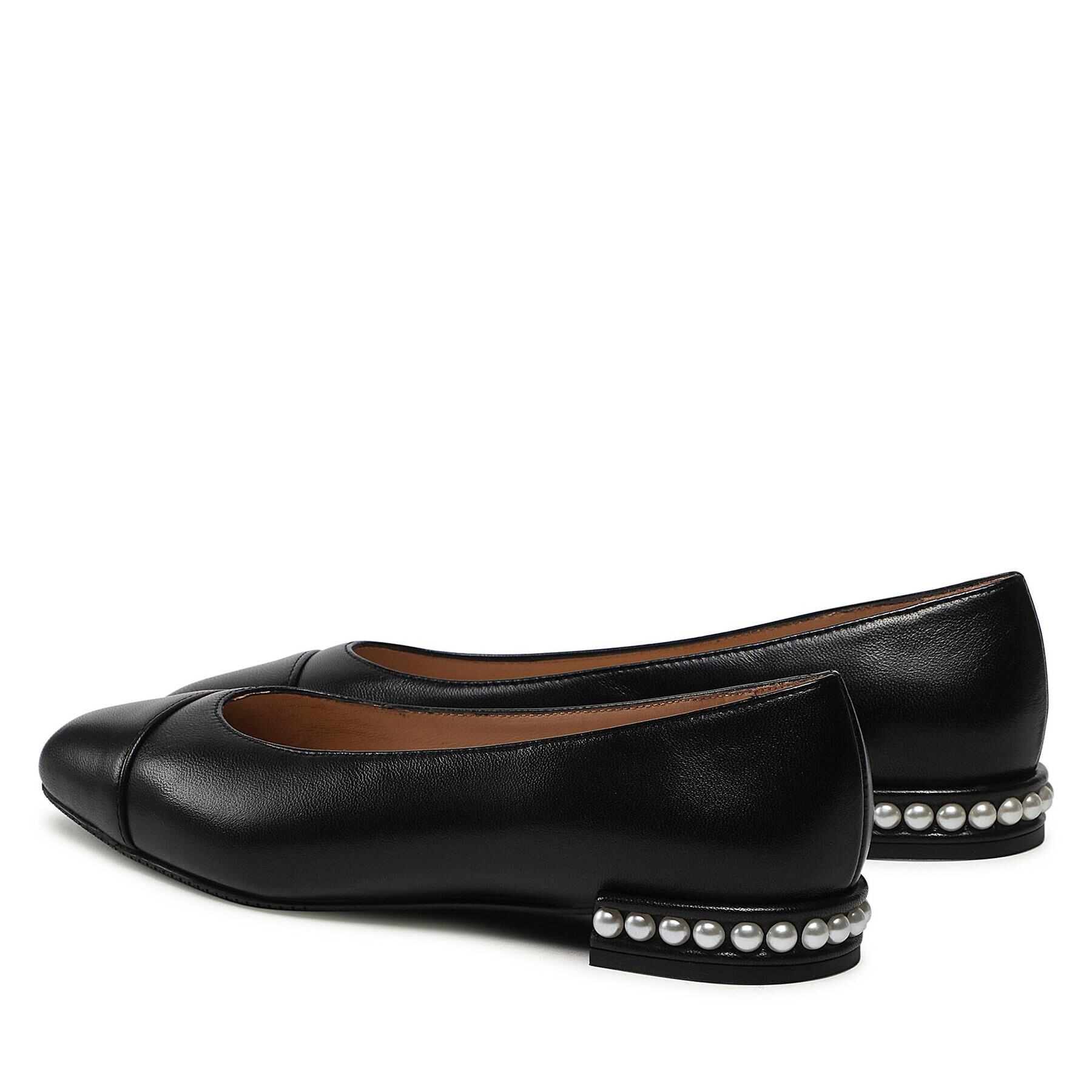 Stuart Weitzman Pantofi Pearl Flat SB753 Negru - Pled.ro