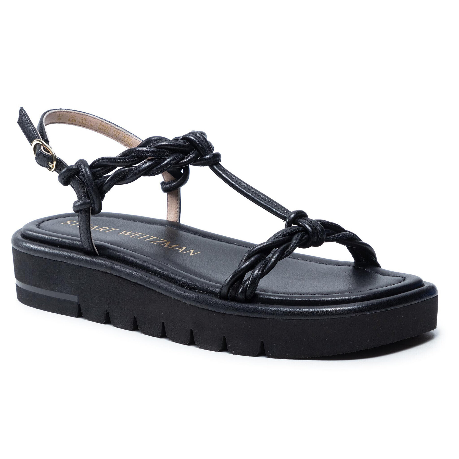 Stuart Weitzman Sandale Calypso Lift Sandal S4562 Negru - Pled.ro