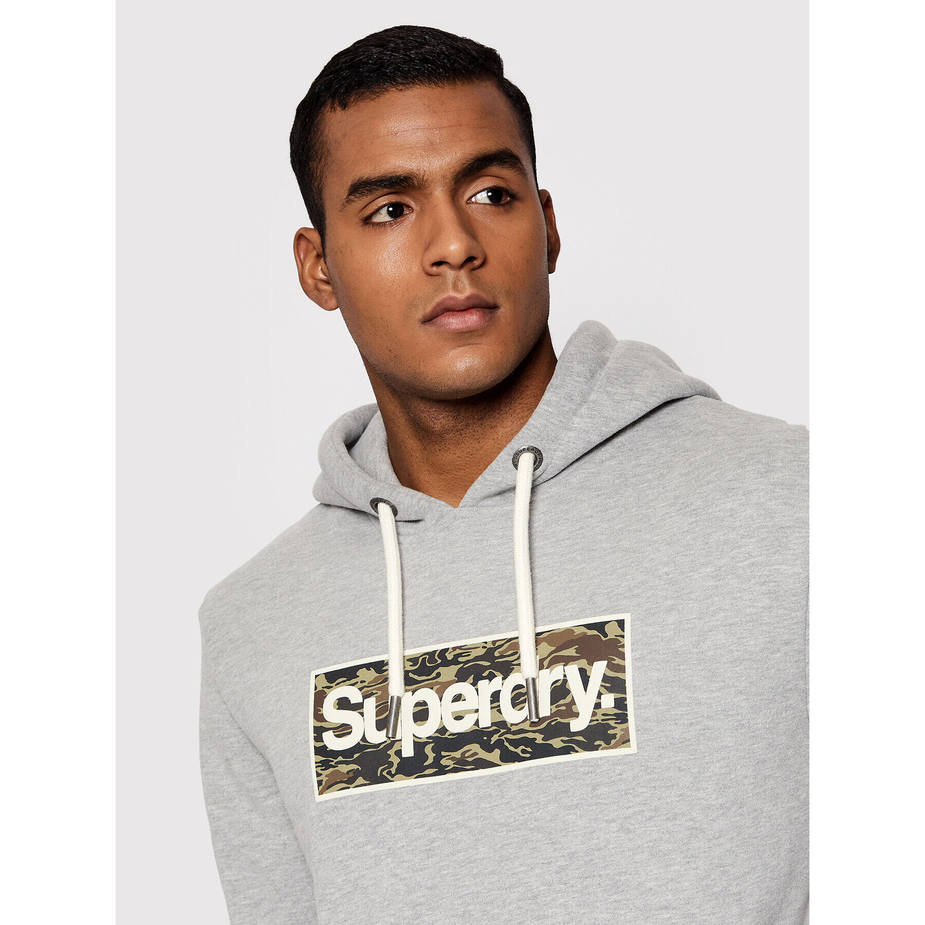 Superdry Bluză Cl Infill M2011737A Gri Regular Fit - Pled.ro