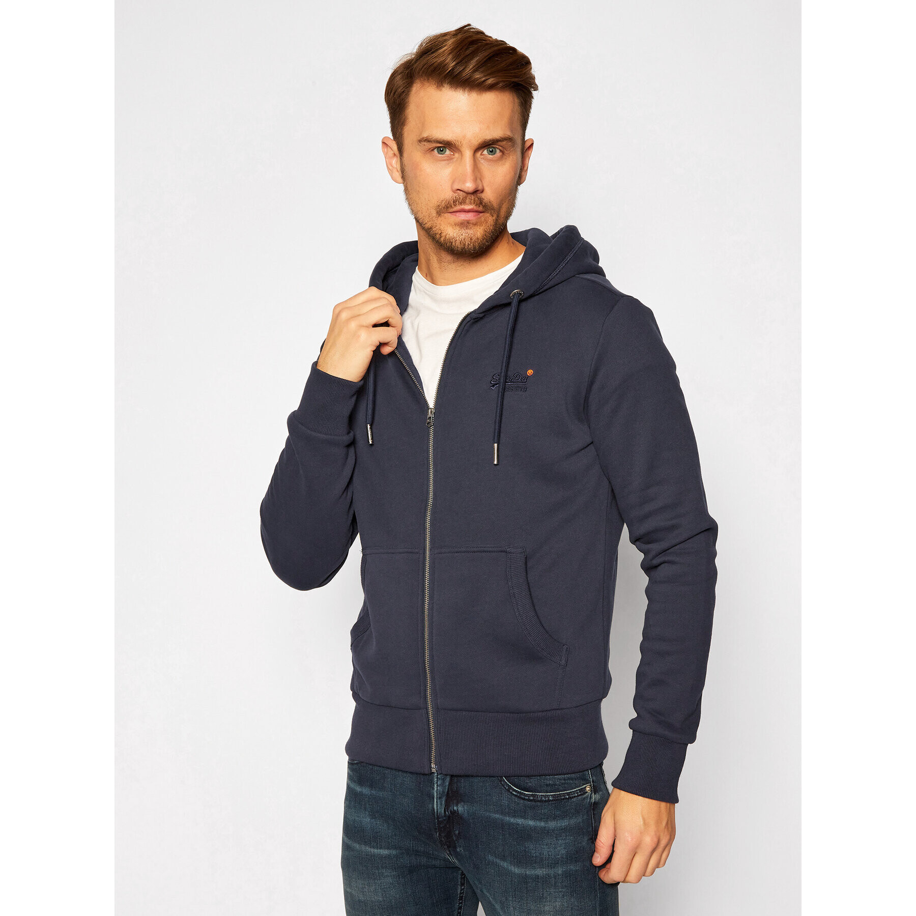 Superdry Bluză Ol Classic M2010238A Bleumarin Regular Fit - Pled.ro