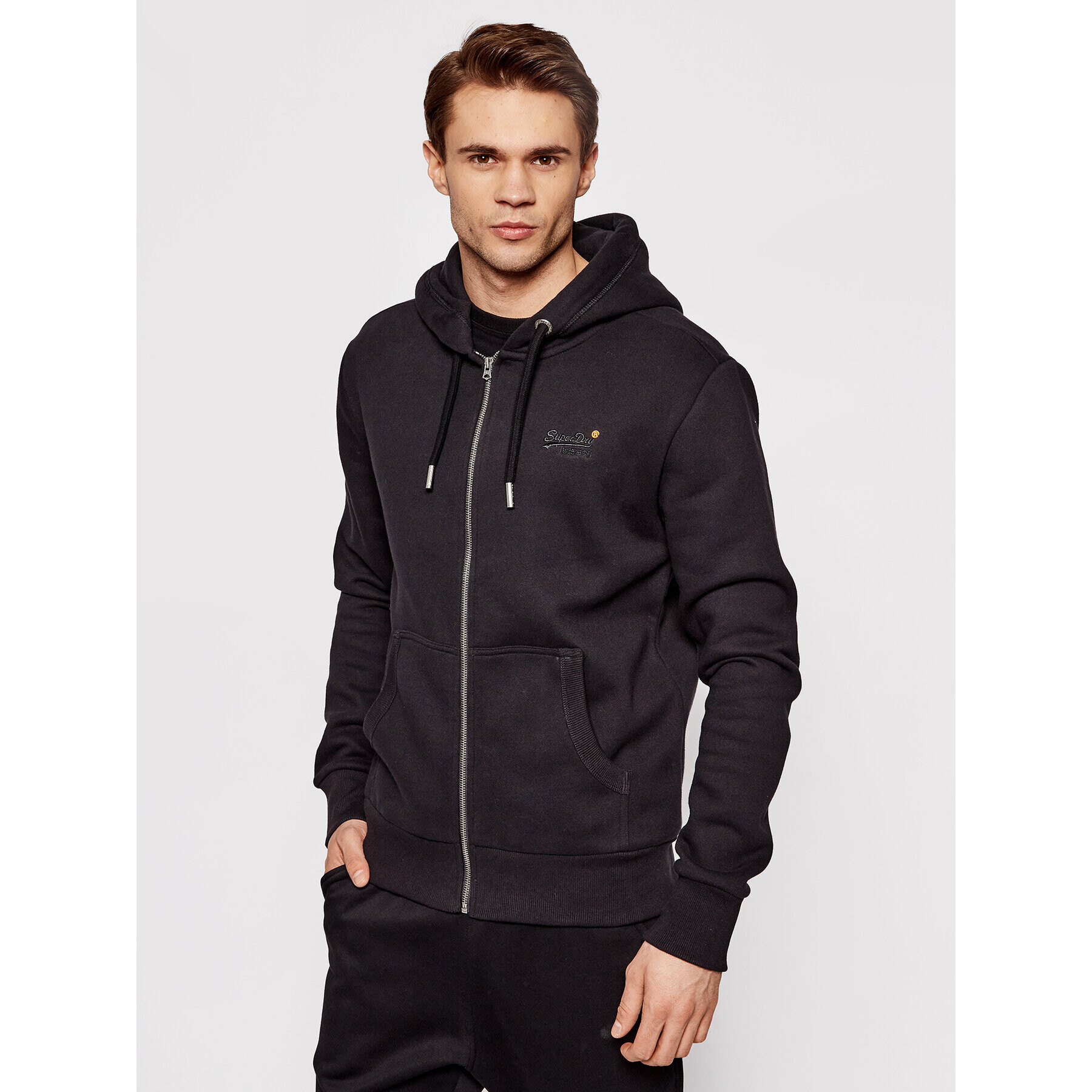 Superdry Bluză Ol Classic M2010238A Negru Regular Fit - Pled.ro