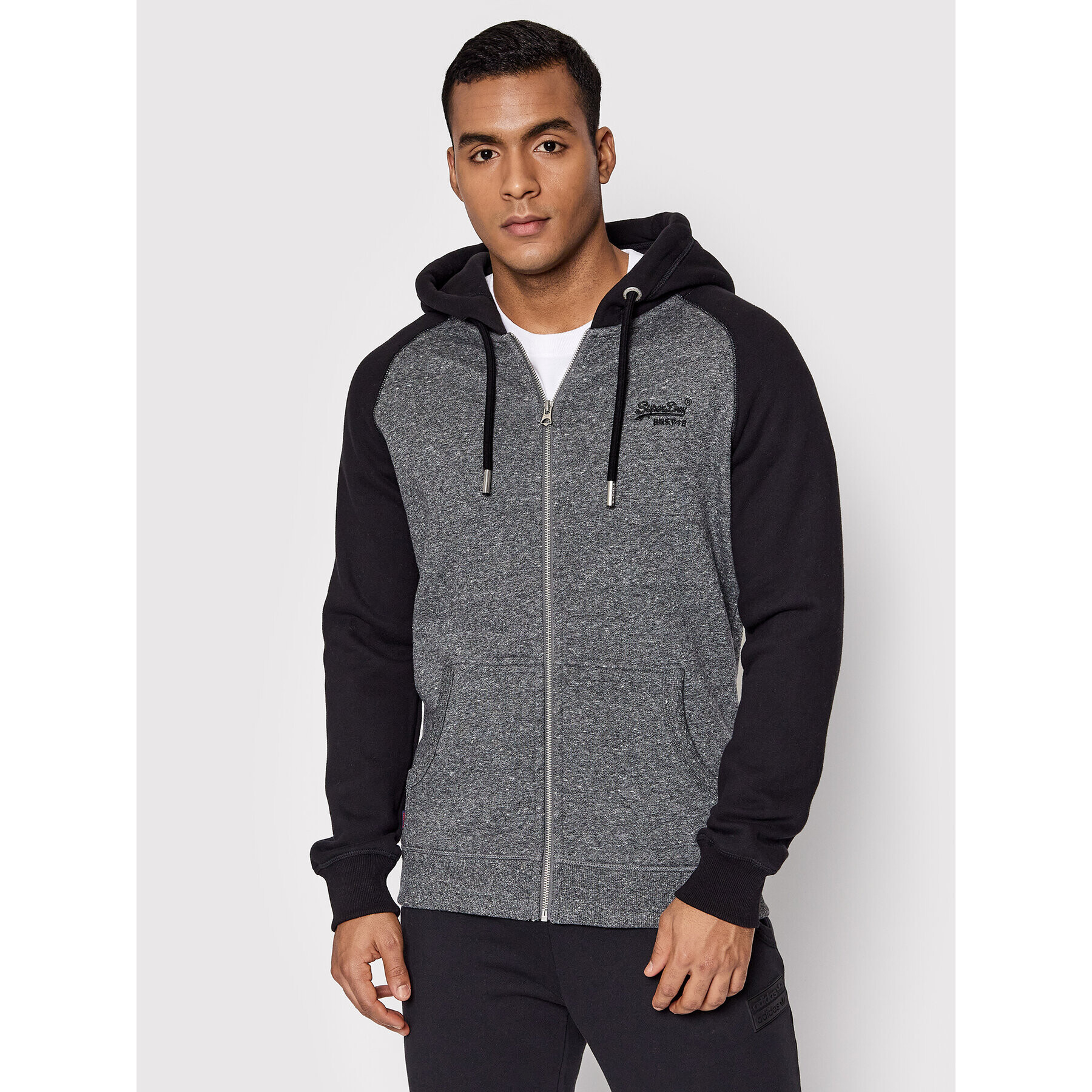 Superdry Bluză Vle Baseball M2011448A Gri Regular Fit - Pled.ro