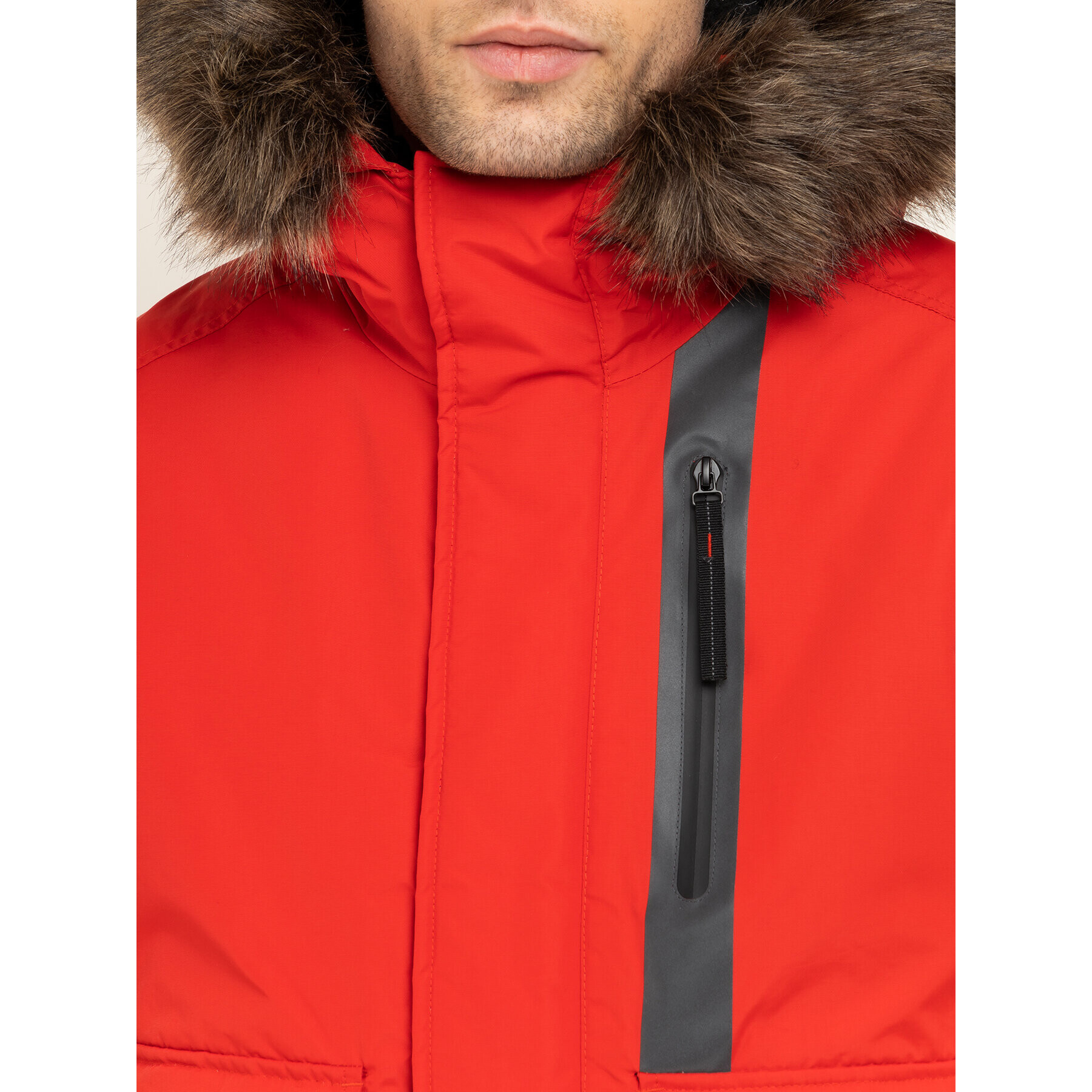 Superdry Geacă din puf Everest M5000039A Roșu Regular Fit - Pled.ro