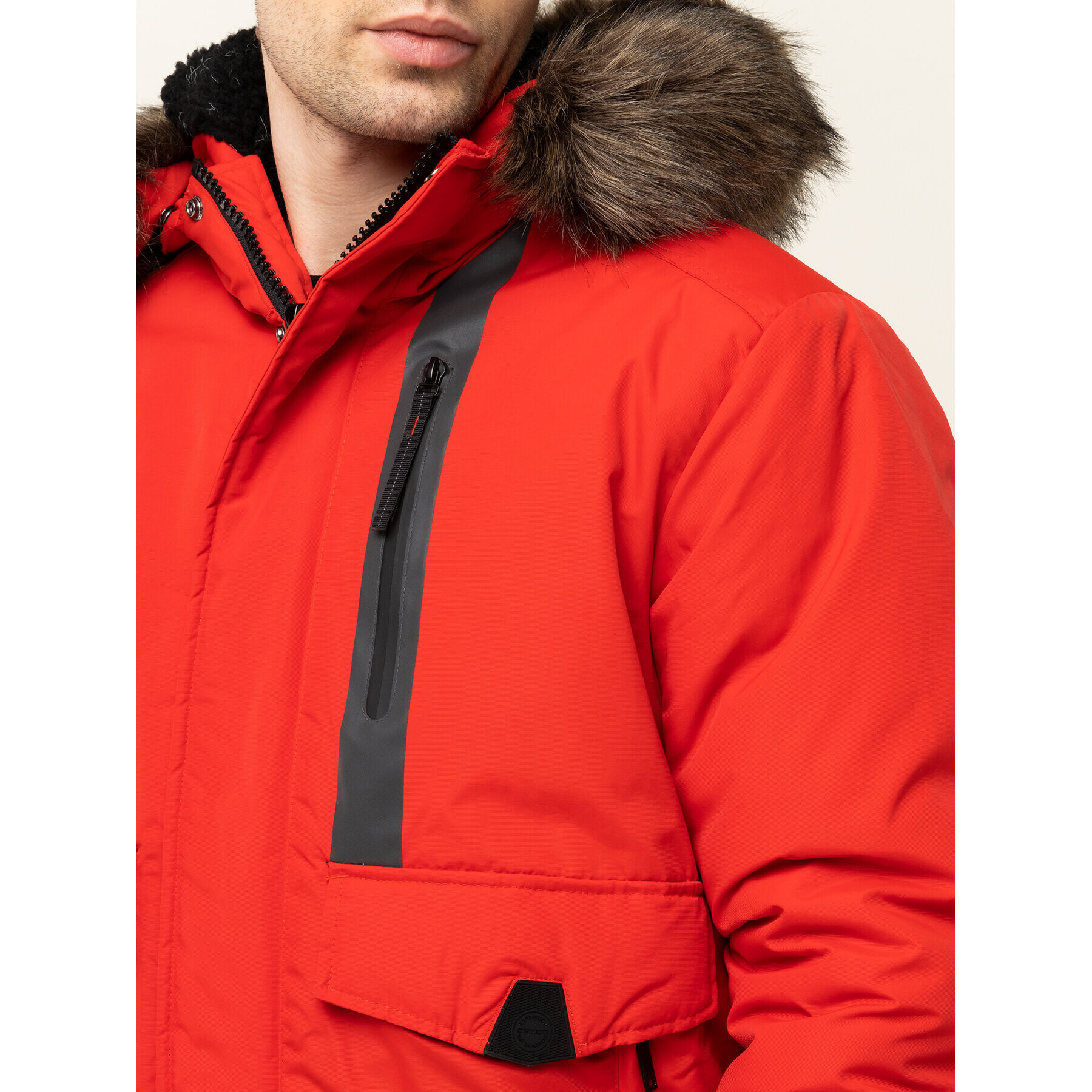 Superdry Geacă din puf Everest M5000039A Roșu Regular Fit - Pled.ro