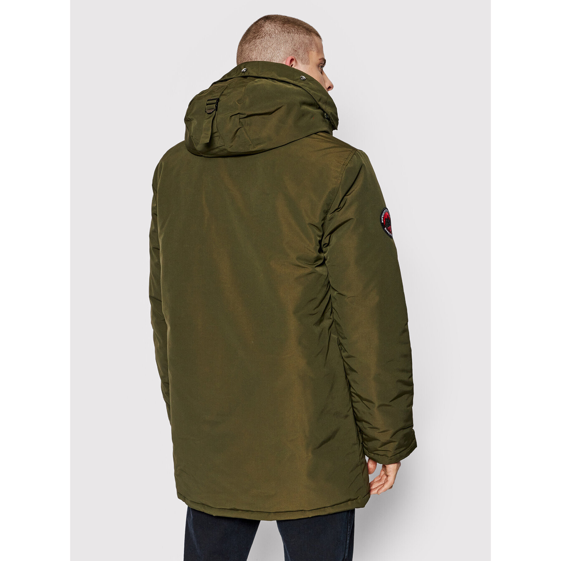 Superdry Hanorac Everest M5011192A Verde Regular Fit - Pled.ro