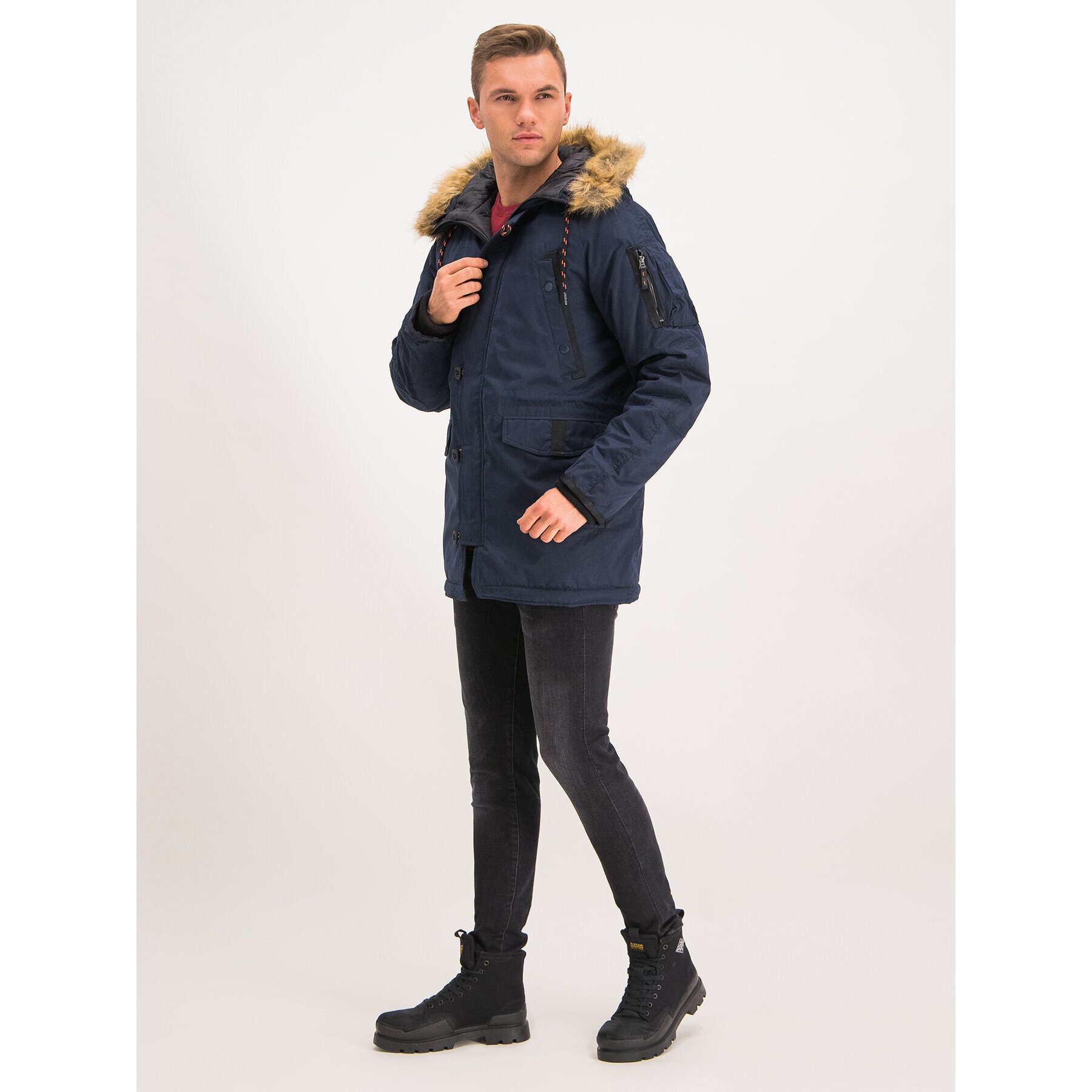 Superdry Hanorac SDX M5000082A Bleumarin Regular Fit - Pled.ro