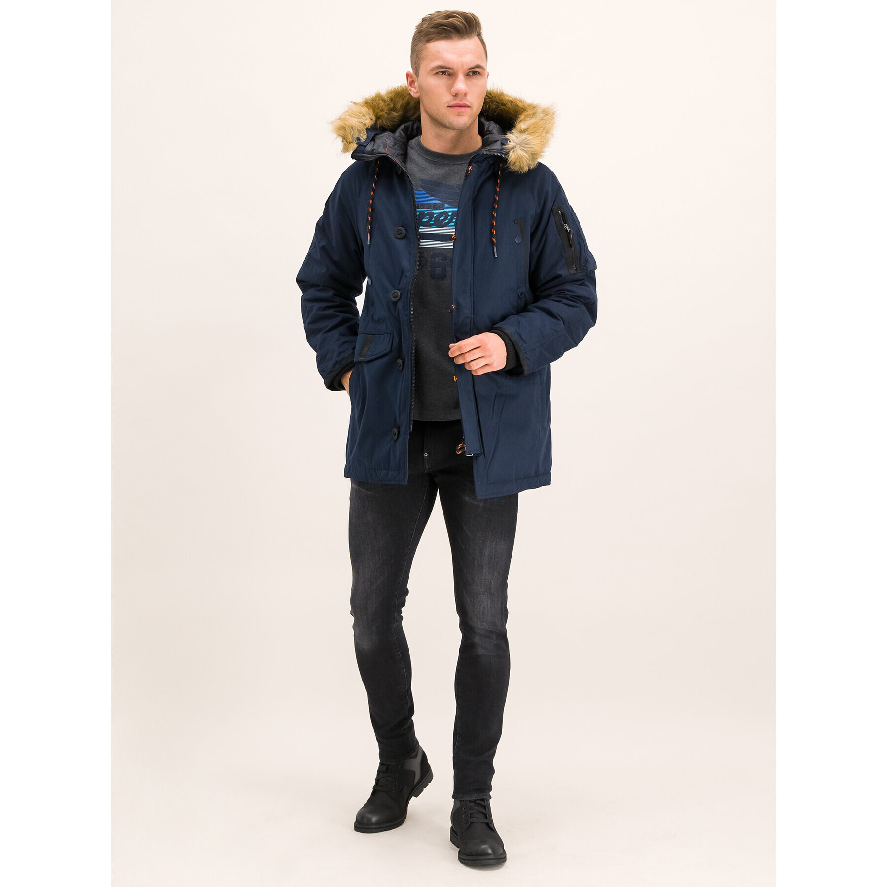 Superdry Hanorac SDX M5000082A Bleumarin Regular Fit - Pled.ro