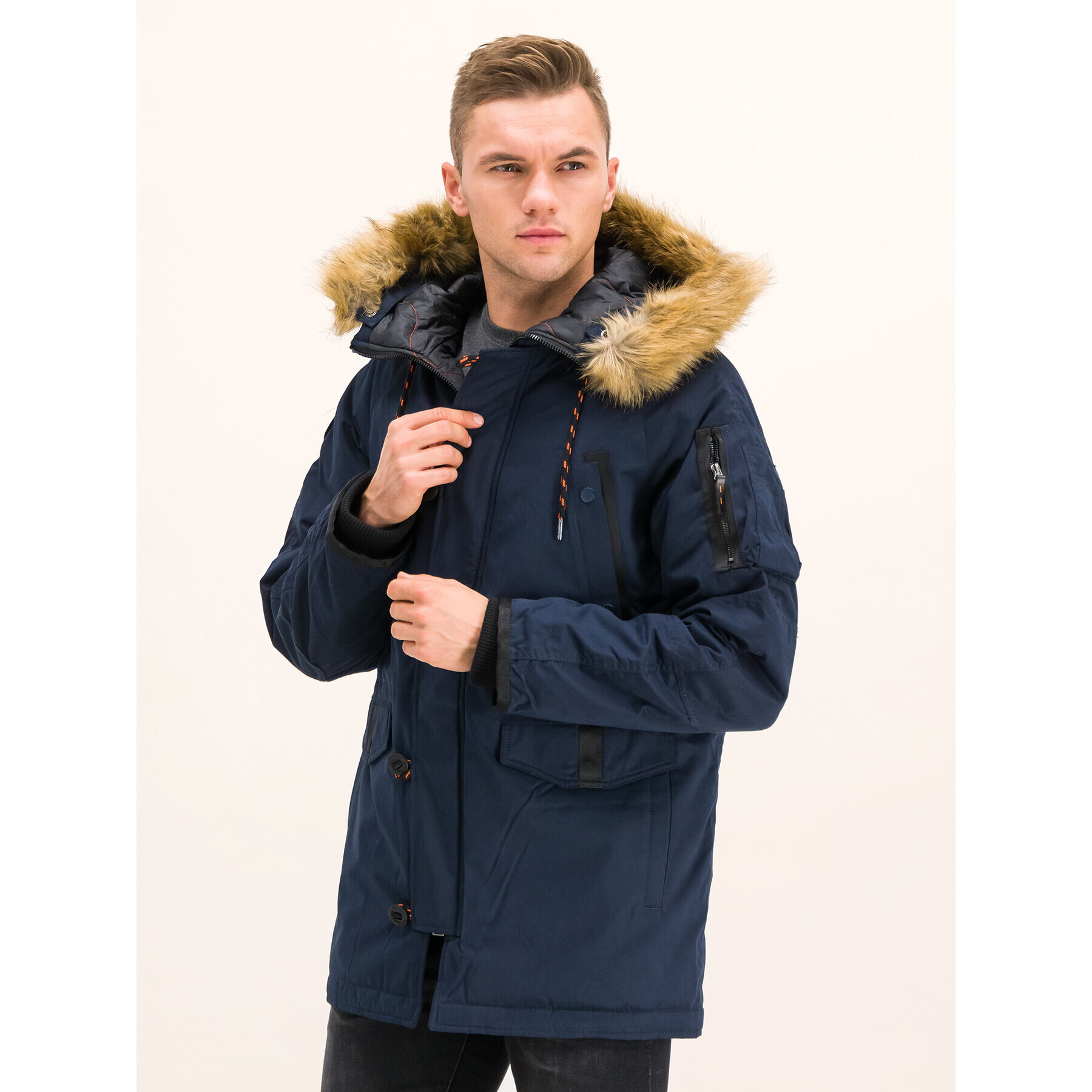 Superdry Hanorac SDX M5000082A Bleumarin Regular Fit - Pled.ro