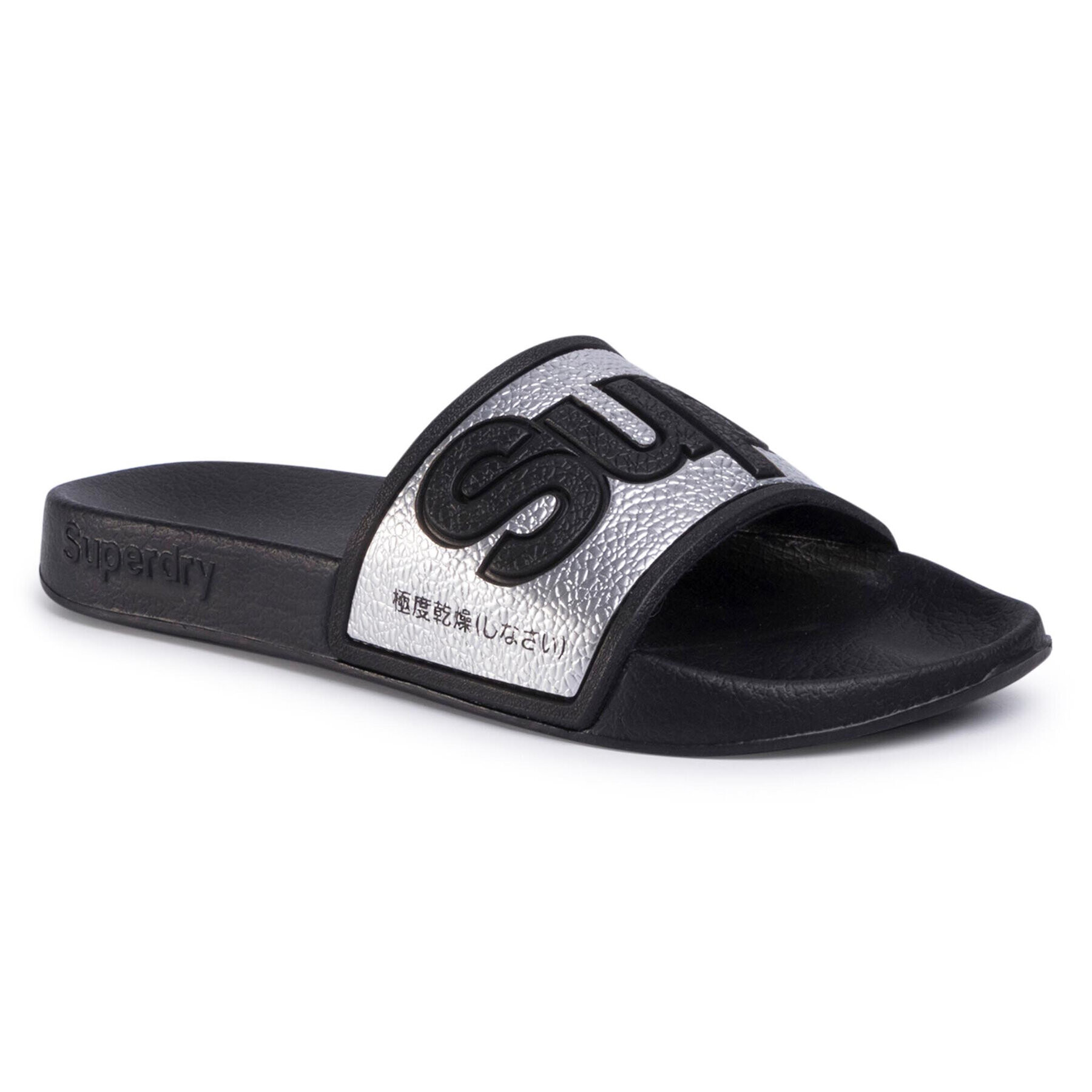 Superdry Șlapi Eva 2.0 Pool Slide WF310004A Argintiu - Pled.ro