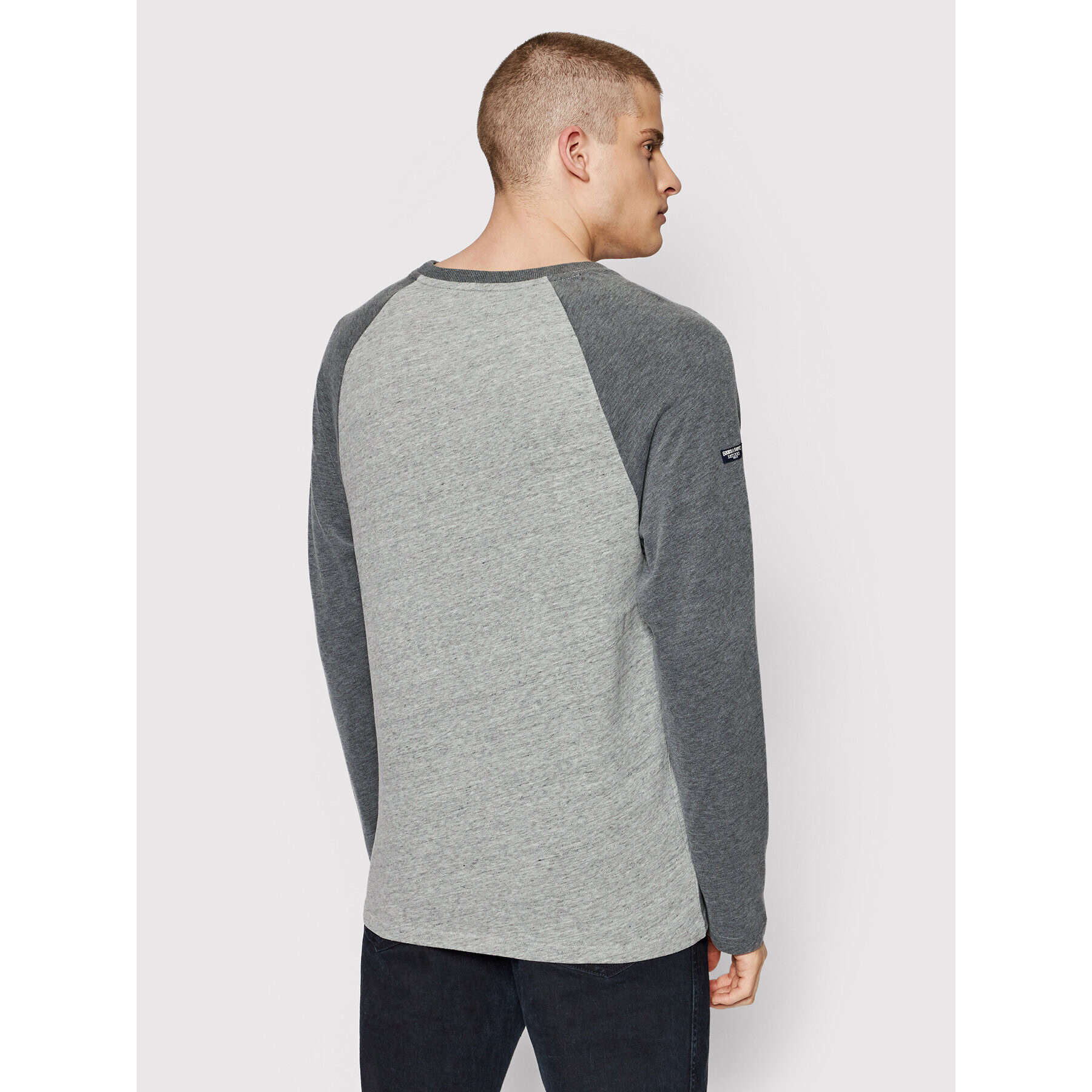 Superdry Longsleeve Raglan M6010608A Gri Regular Fit - Pled.ro