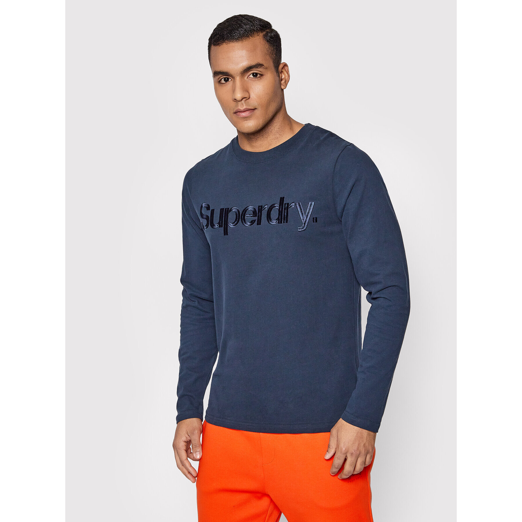 Superdry Longsleeve Source M6010586A Bleumarin Regular Fit - Pled.ro