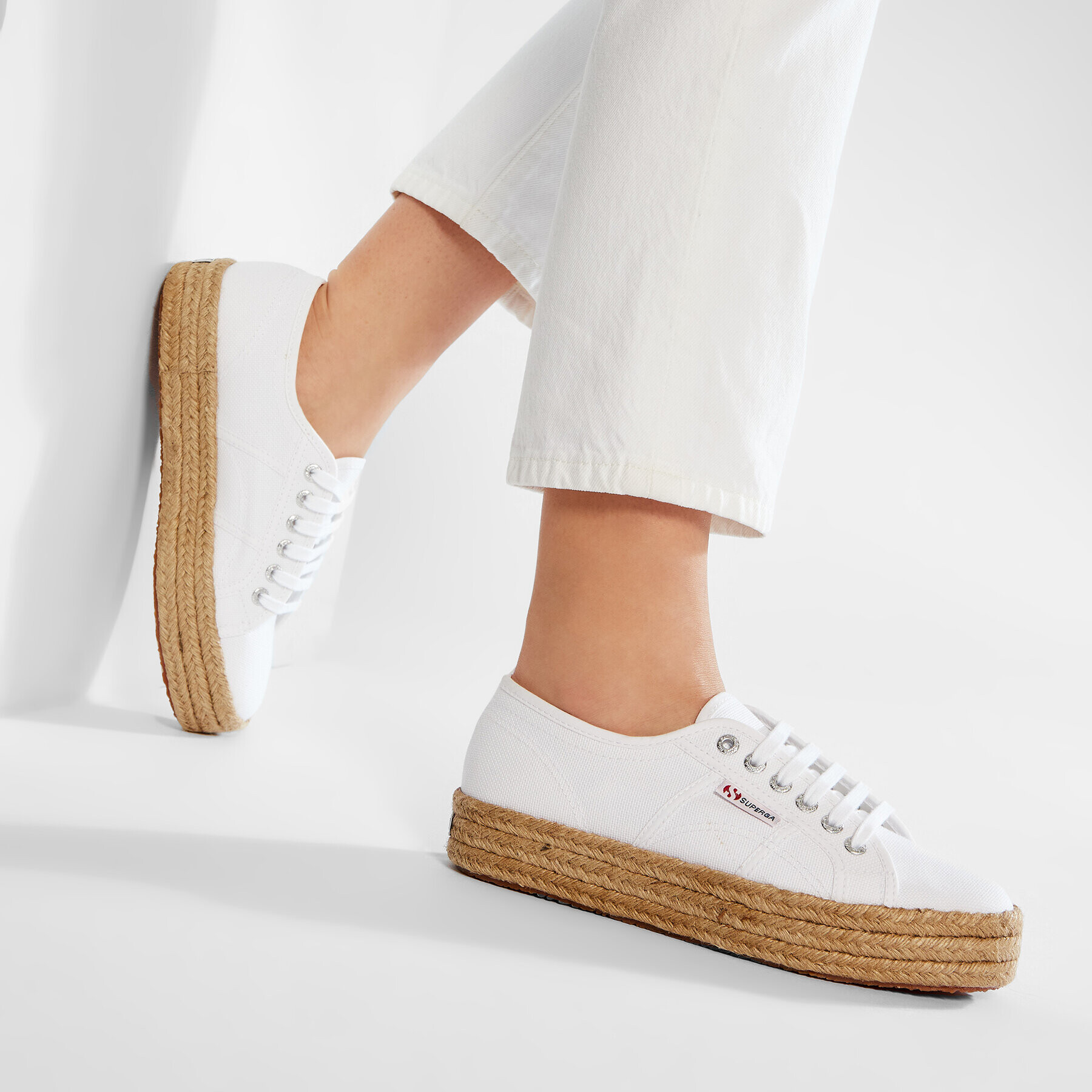 Superga Espadrile 2730 Cotropew S00CF20 Alb - Pled.ro