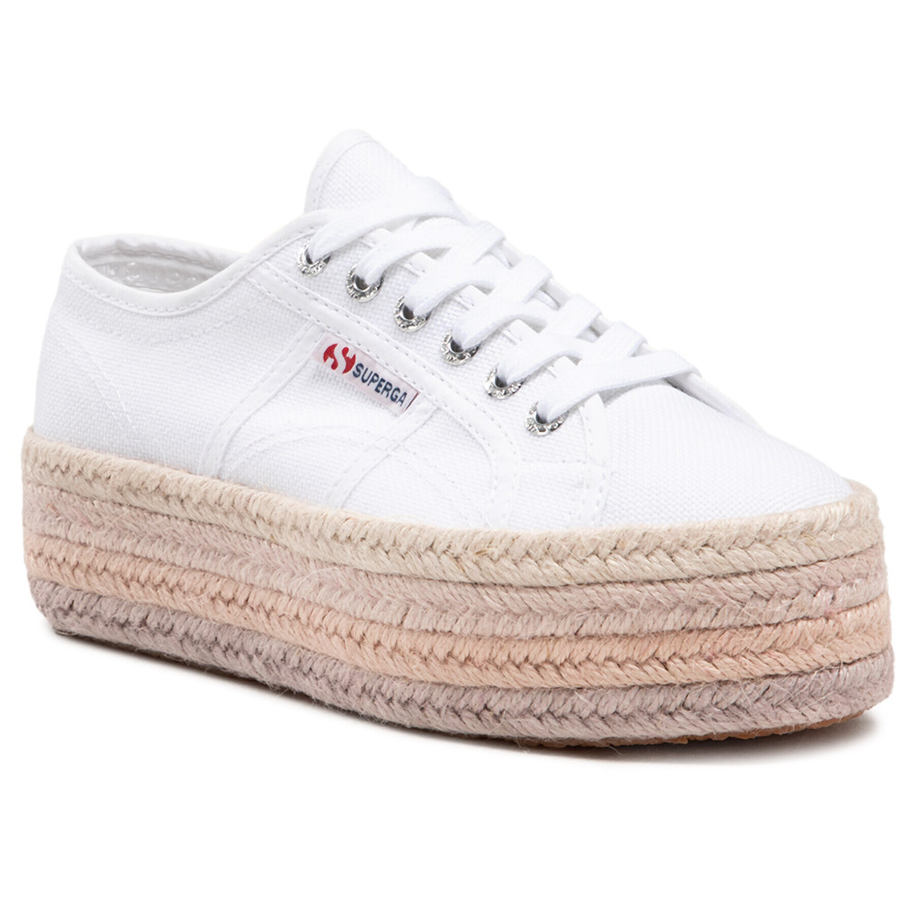 Superga Espadrile 2790 Multicolor Rope S3114CW Alb - Pled.ro