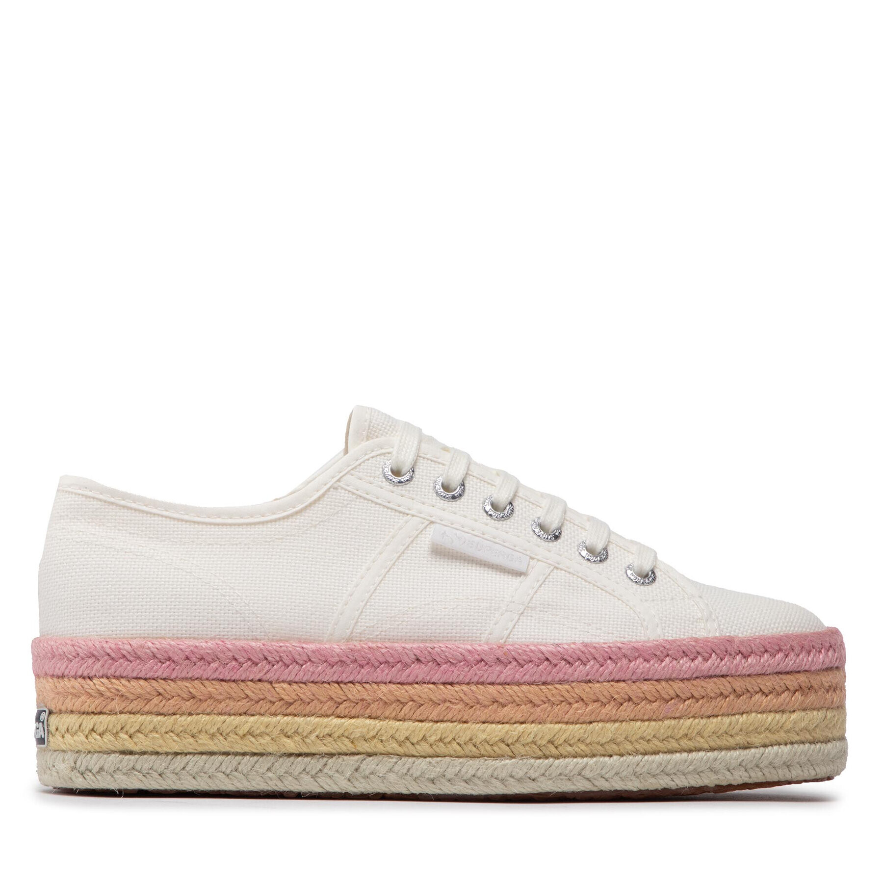 Superga Espadrile 2790 Multicolor Rope S3114CW Alb - Pled.ro