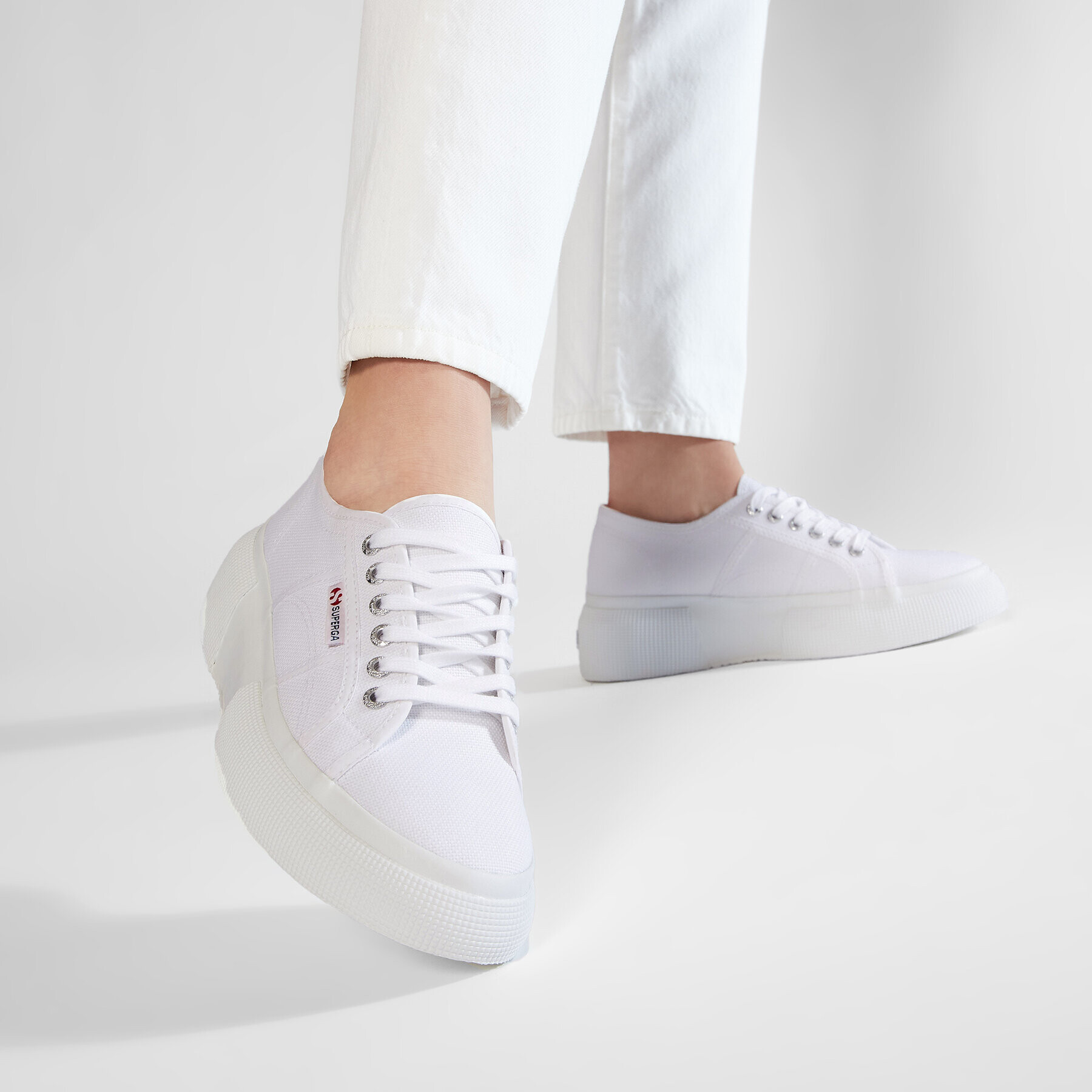 Superga Sneakers 2287 Cotu S00DQS0 Alb - Pled.ro