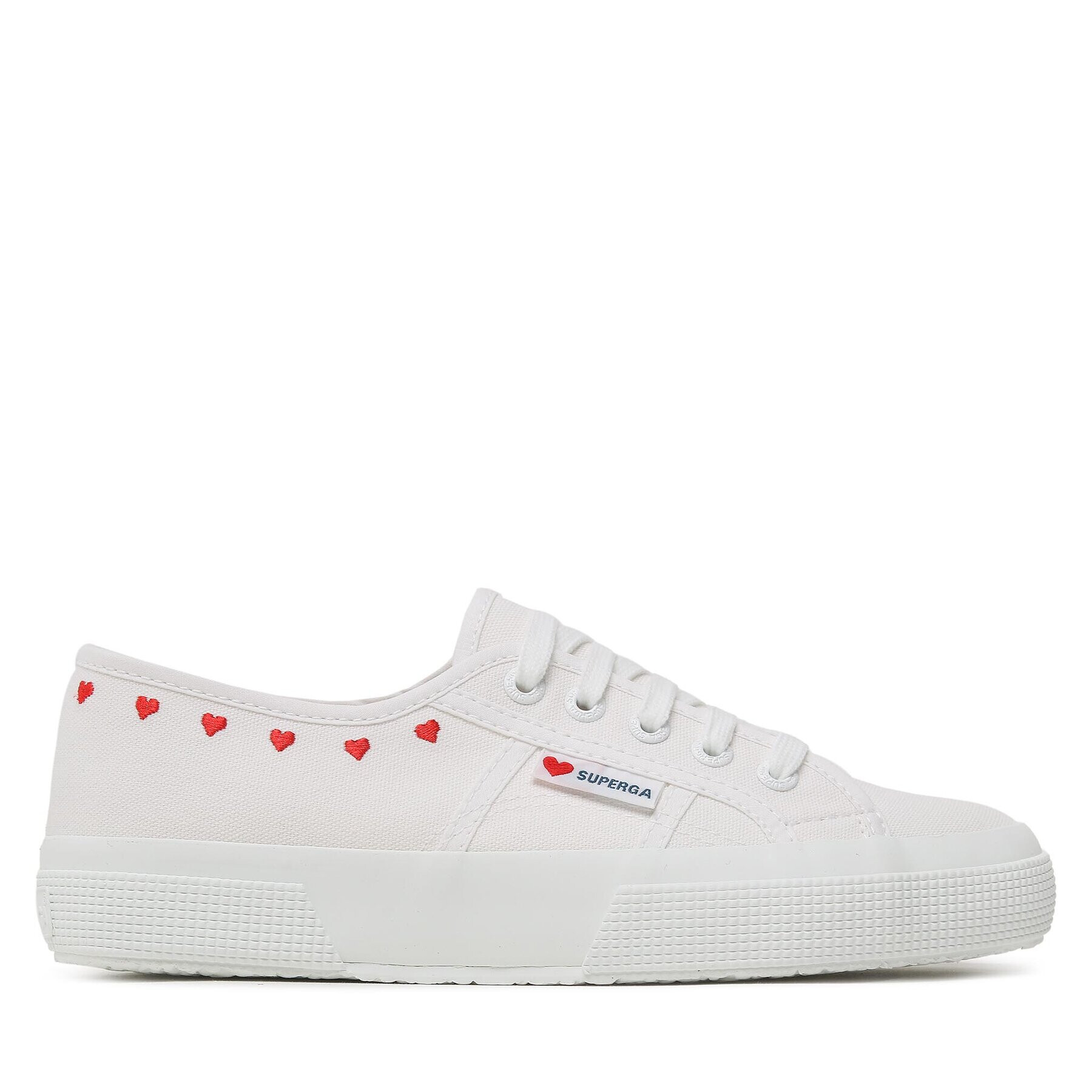 Superga Sneakers 2750 Little Hearts Embroidery Alb - Pled.ro