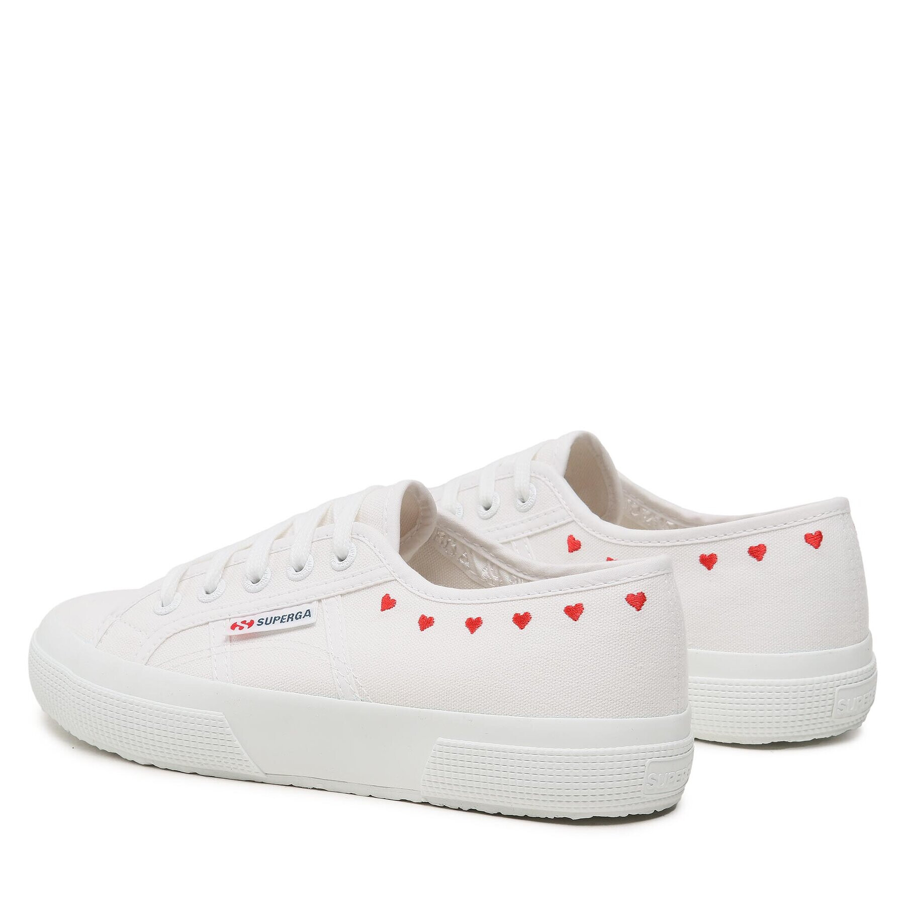 Superga Sneakers 2750 Little Hearts Embroidery Alb - Pled.ro