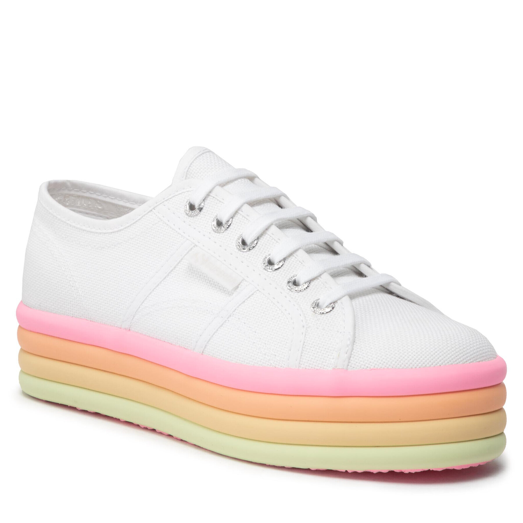 Superga Sneakers 2790 Candy S2116KW Alb - Pled.ro