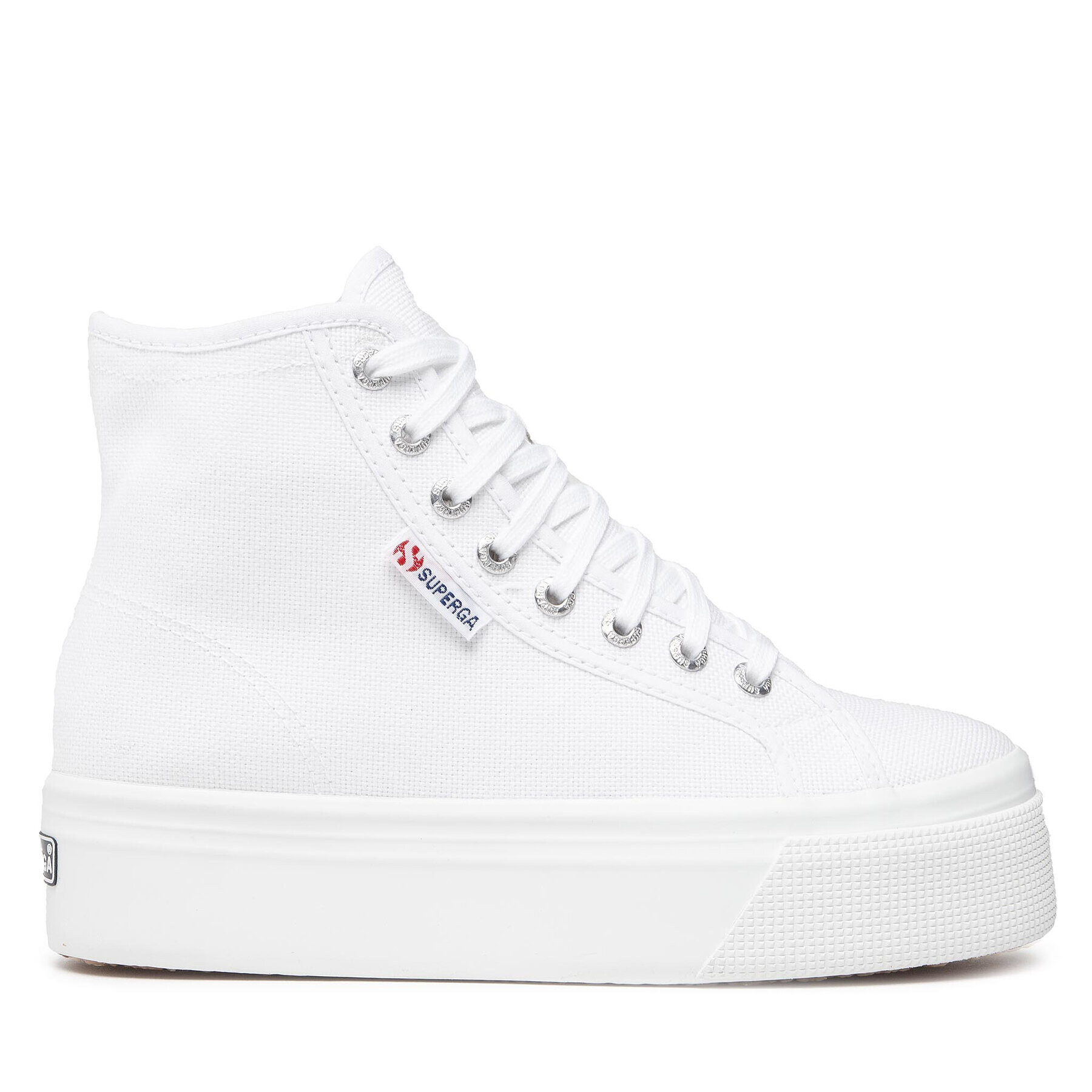 Superga Sneakers Hi Top 2708 S41273W Alb - Pled.ro