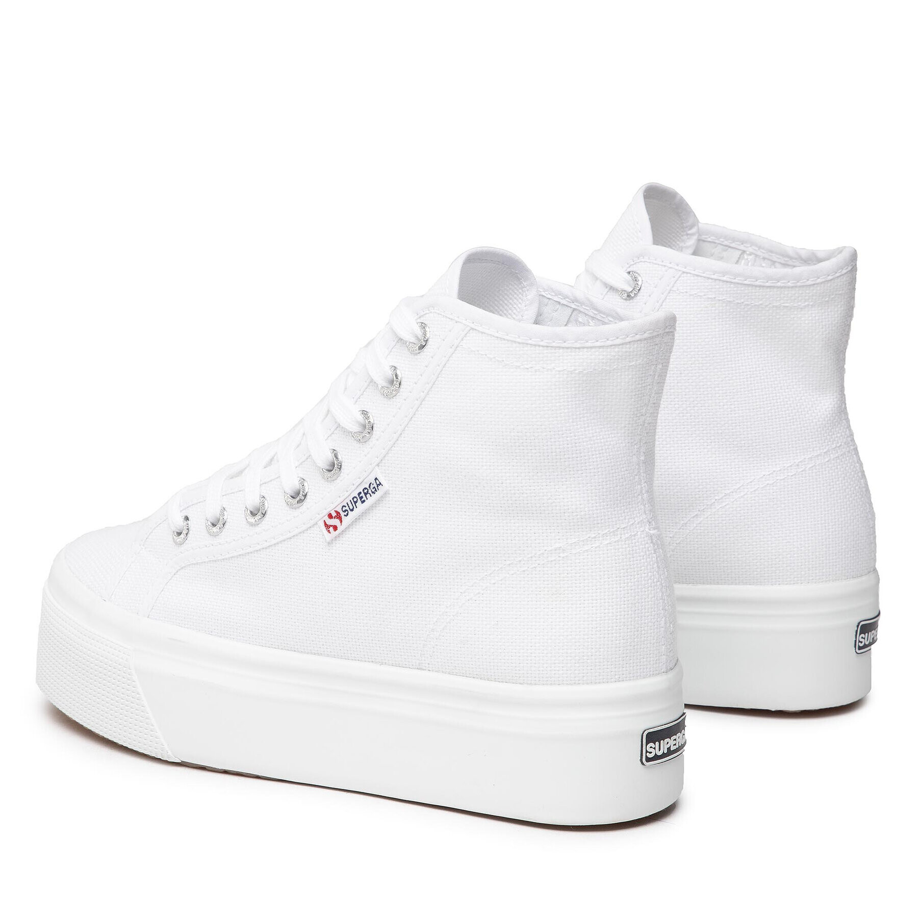 Superga Sneakers Hi Top 2708 S41273W Alb - Pled.ro