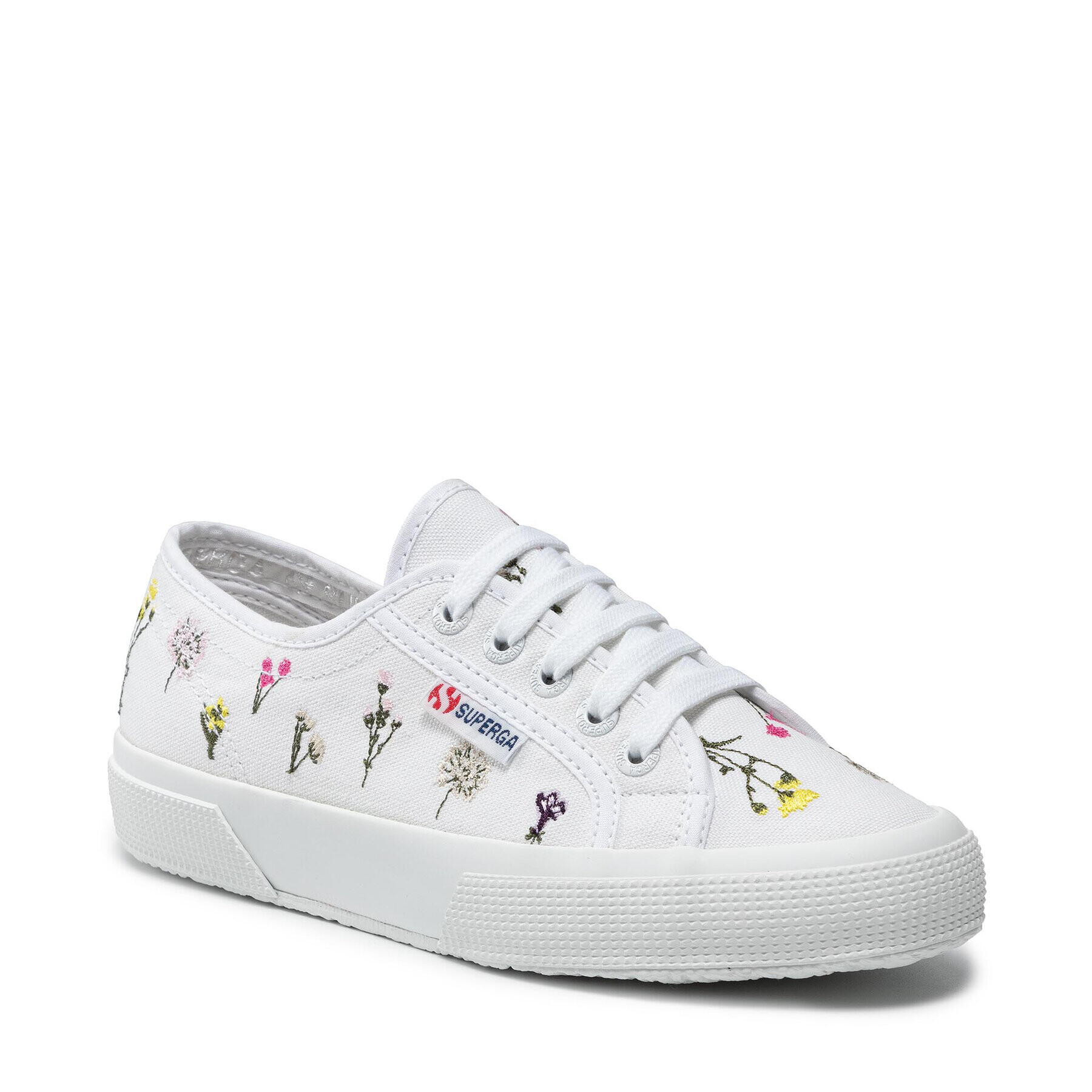 Superga Teniși 2750 Flower Bloom Embroidery S31111W Alb - Pled.ro