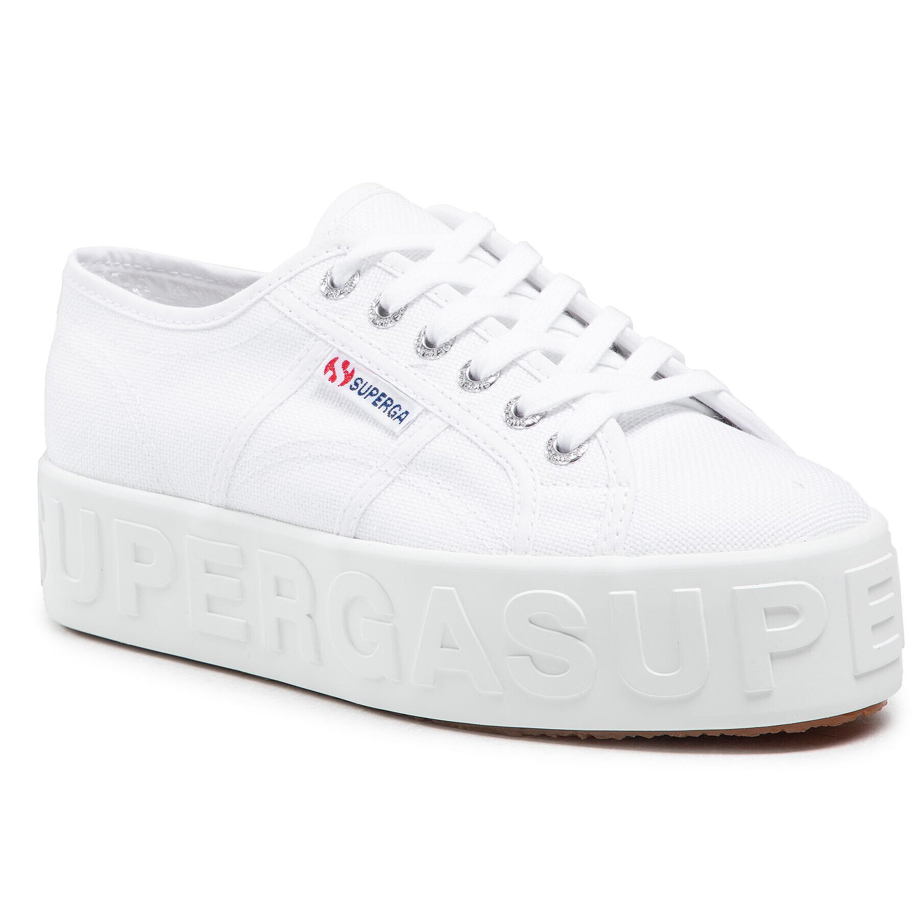 Superga Teniși 2790 3D Lettering S71183W Alb - Pled.ro