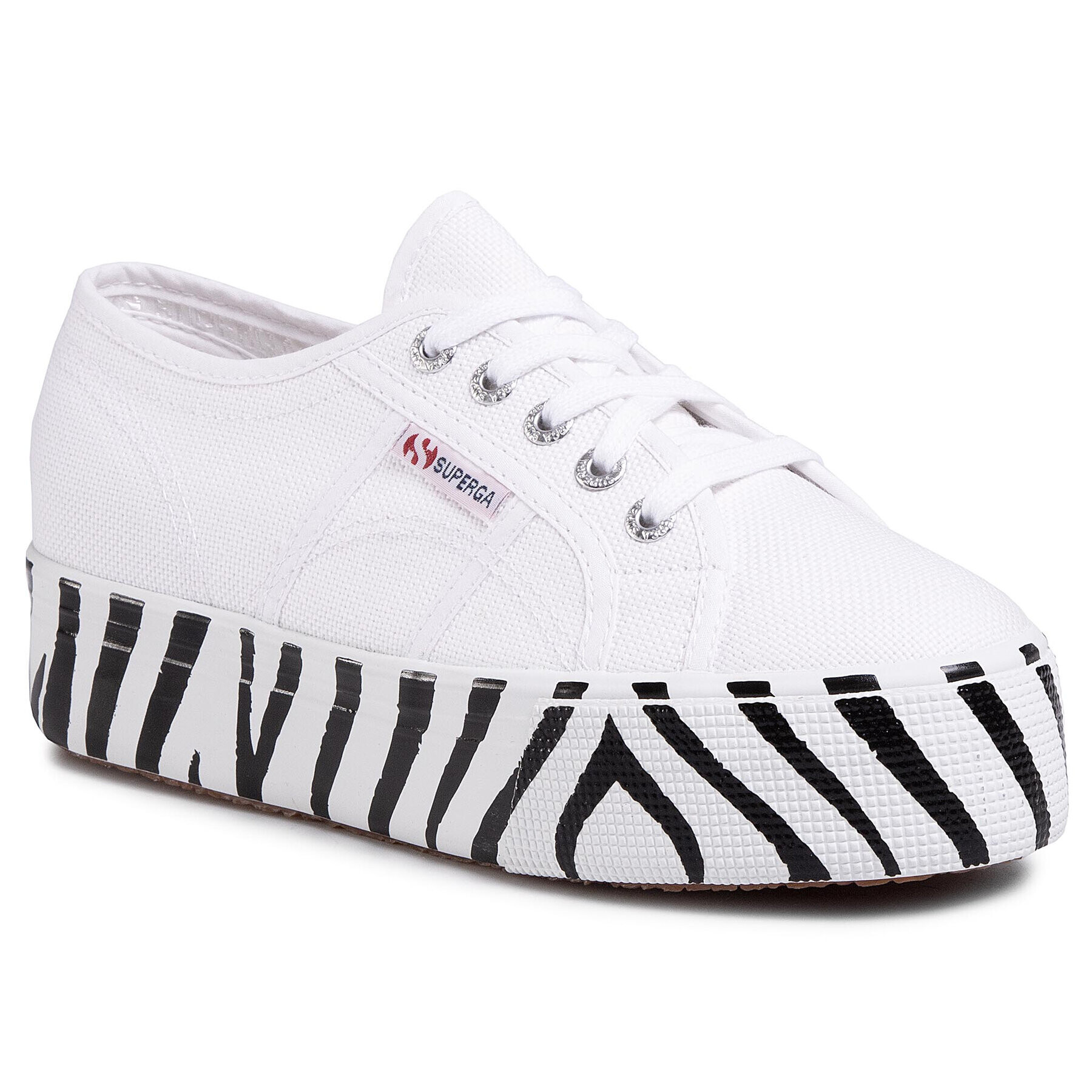 Superga Teniși 2790 Cotw Printedfoxing S41157W Alb - Pled.ro