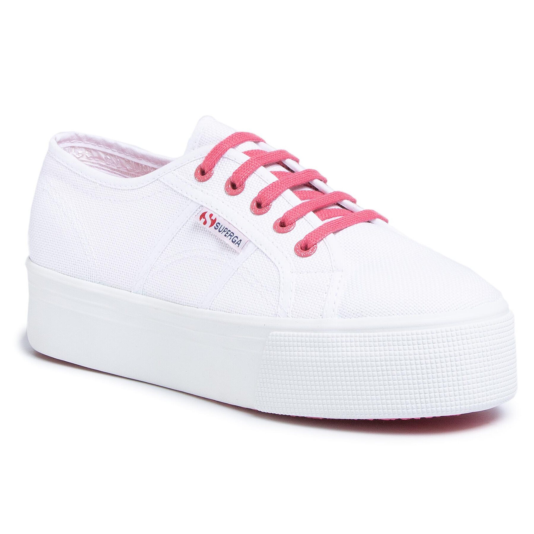 Superga Teniși 2790 Cotwcontrast S1114DW Alb - Pled.ro