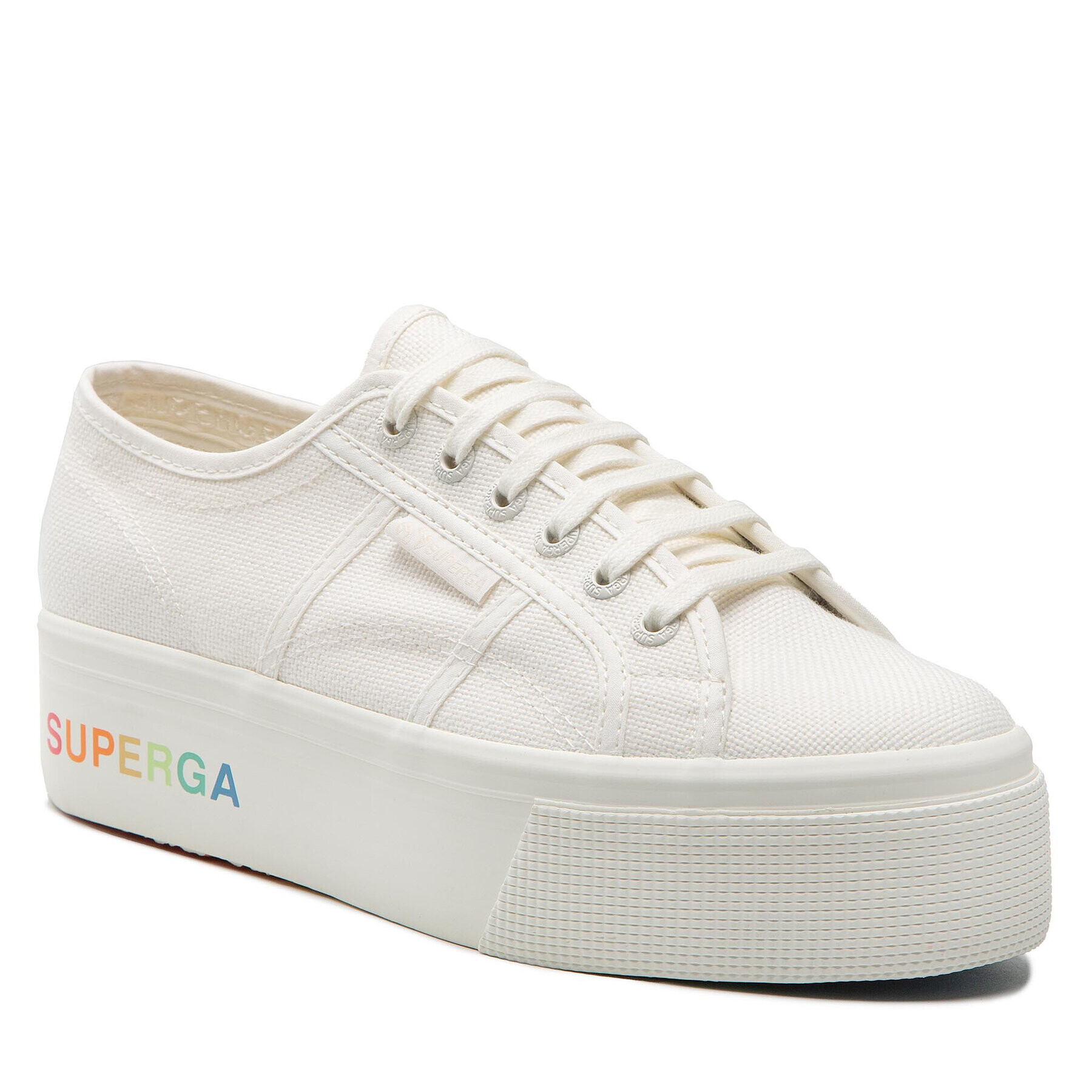 Superga Teniși 2790 Platform S7113KW Alb - Pled.ro