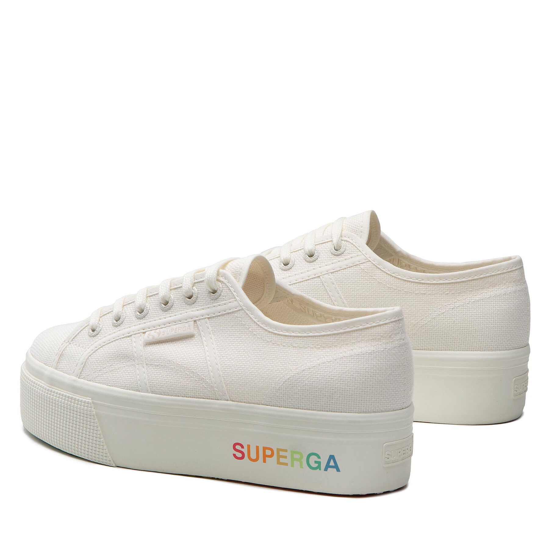 Superga Teniși 2790 Platform S7113KW Alb - Pled.ro