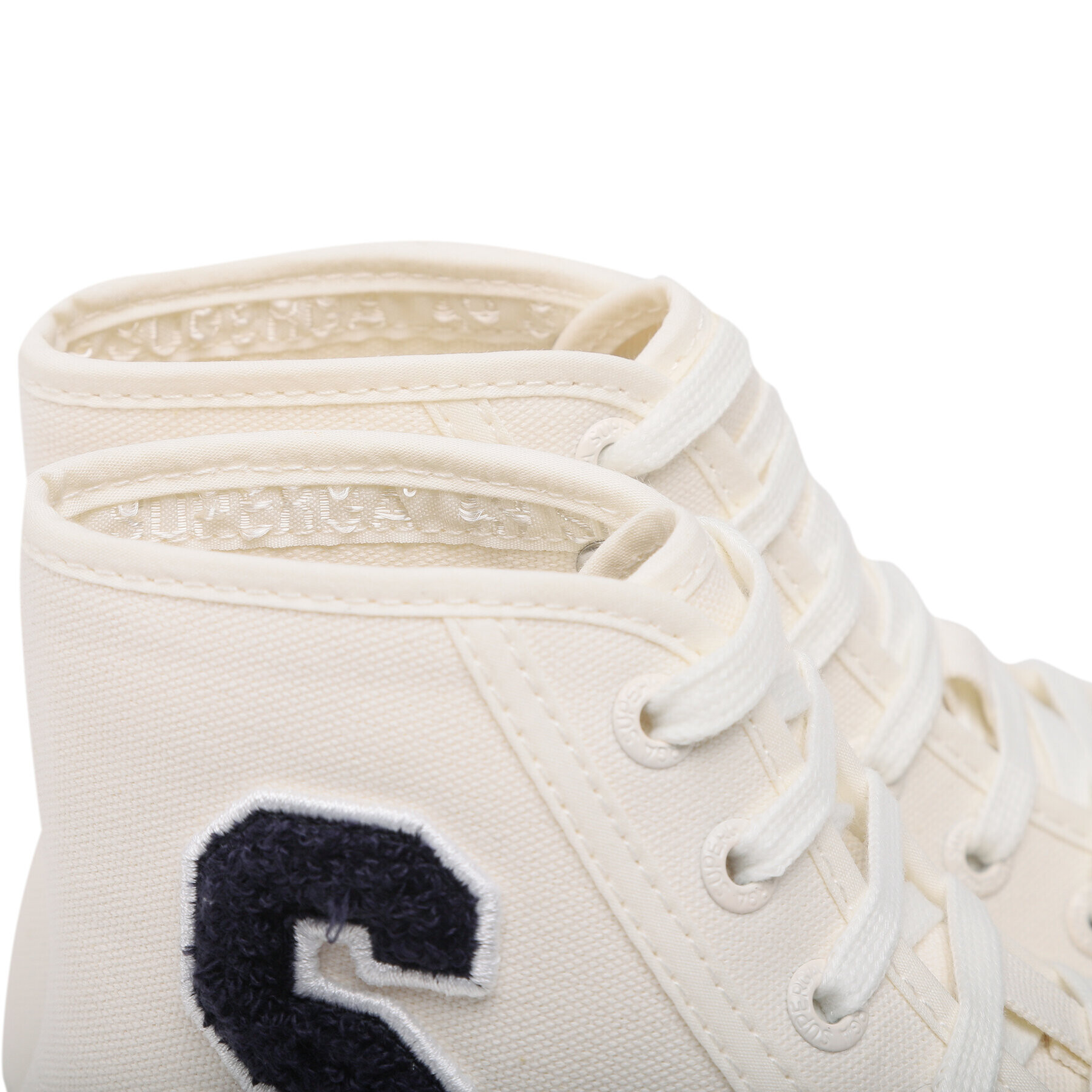 Superga Teniși 2295 Cotton Terry Patch S21321W Alb - Pled.ro