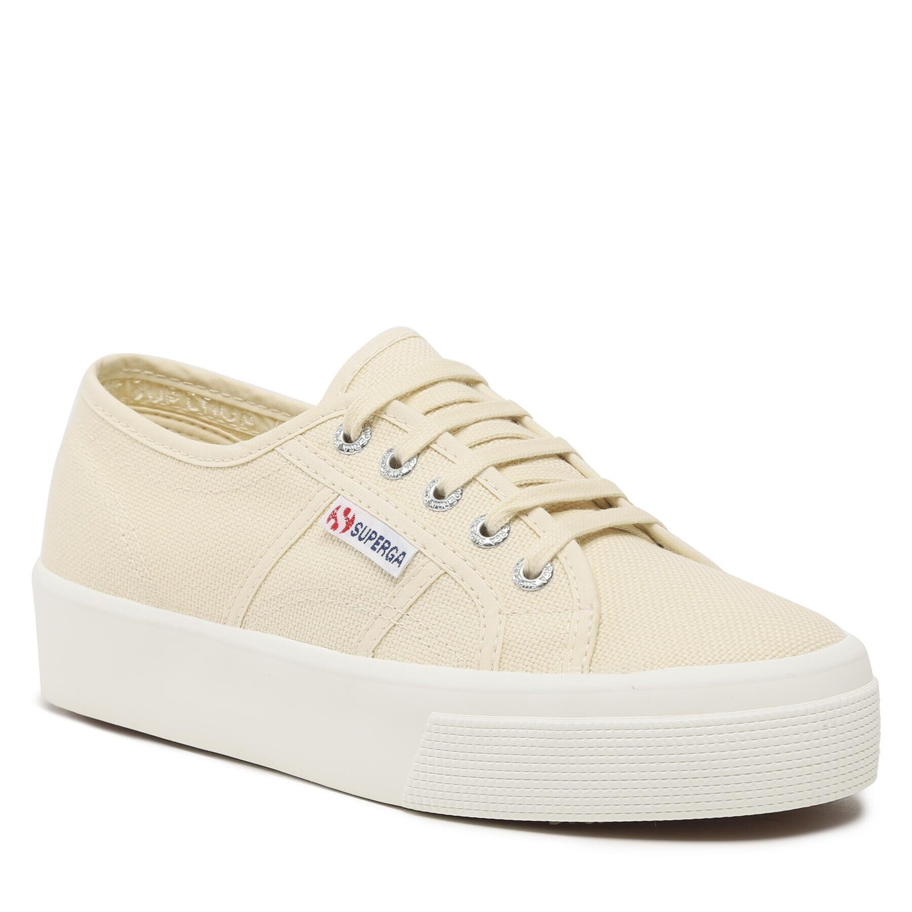 Superga Teniși 2730 Mid Platform S2127IW Bej - Pled.ro