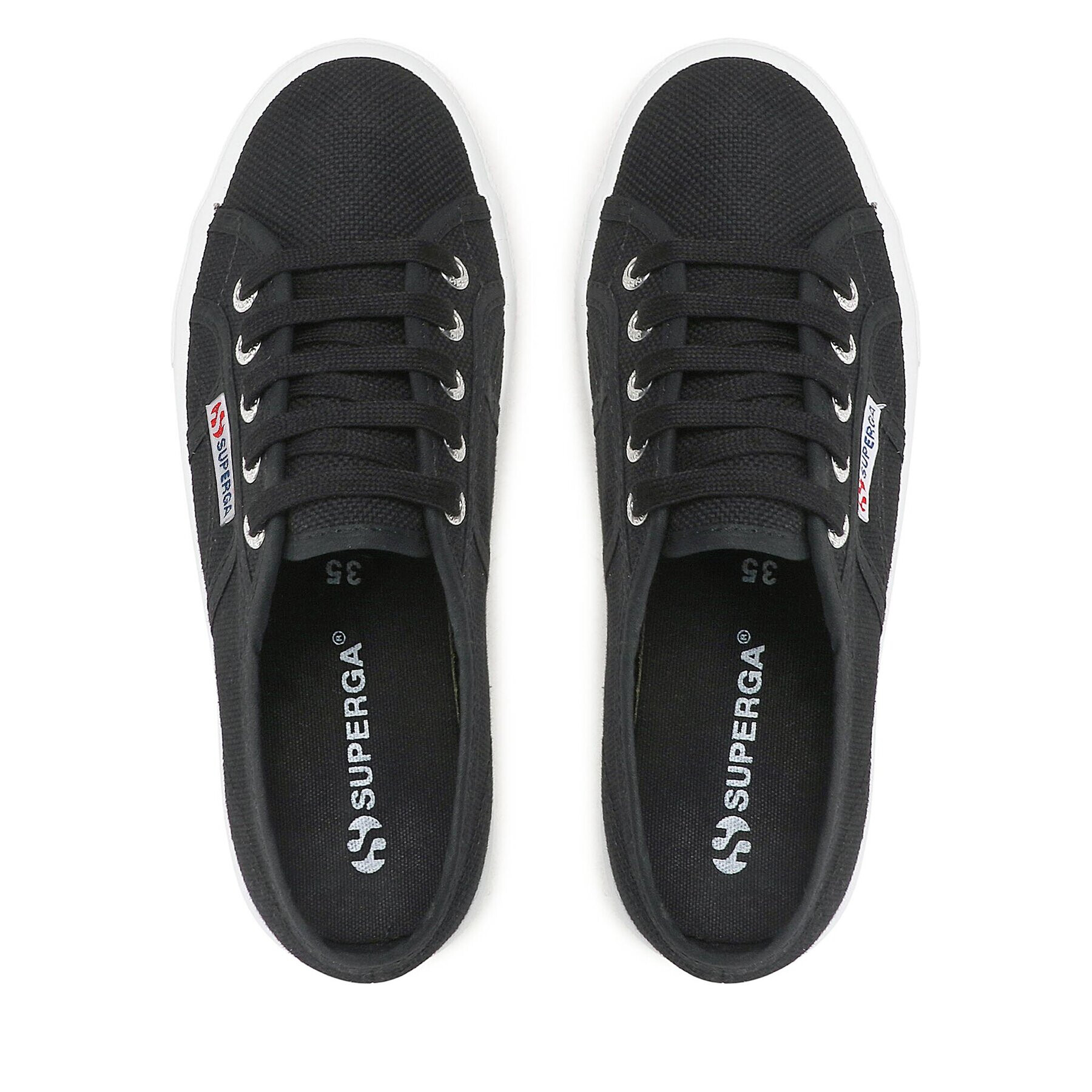 Superga Teniși 2730 Mid Platform S2127IW Negru - Pled.ro